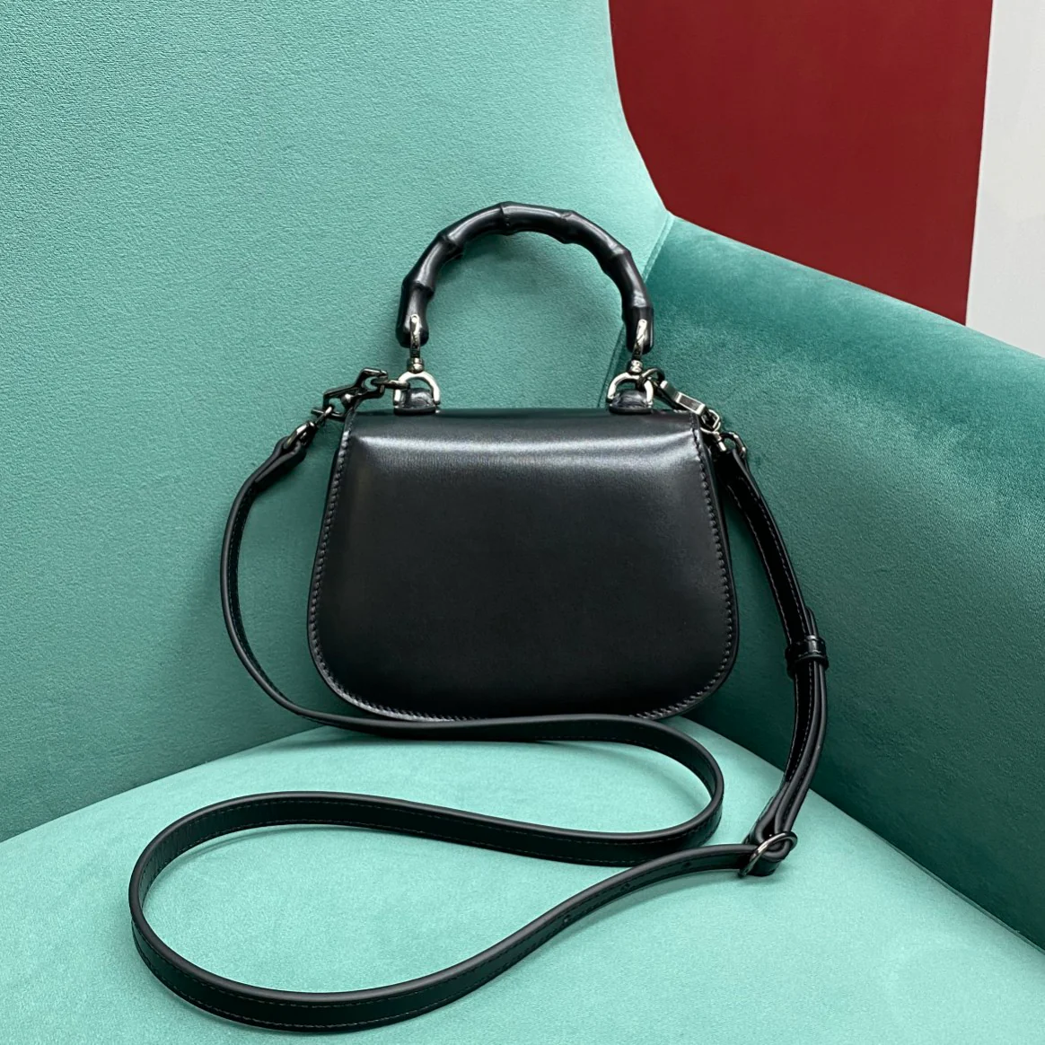 Сумка Gucci Retro Bamboo Bag - Маленькая - 4