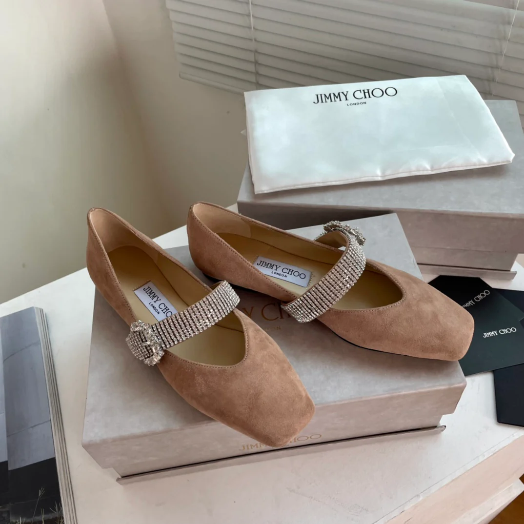 Балетки Jimmy Pearl с квадратным носком - 1