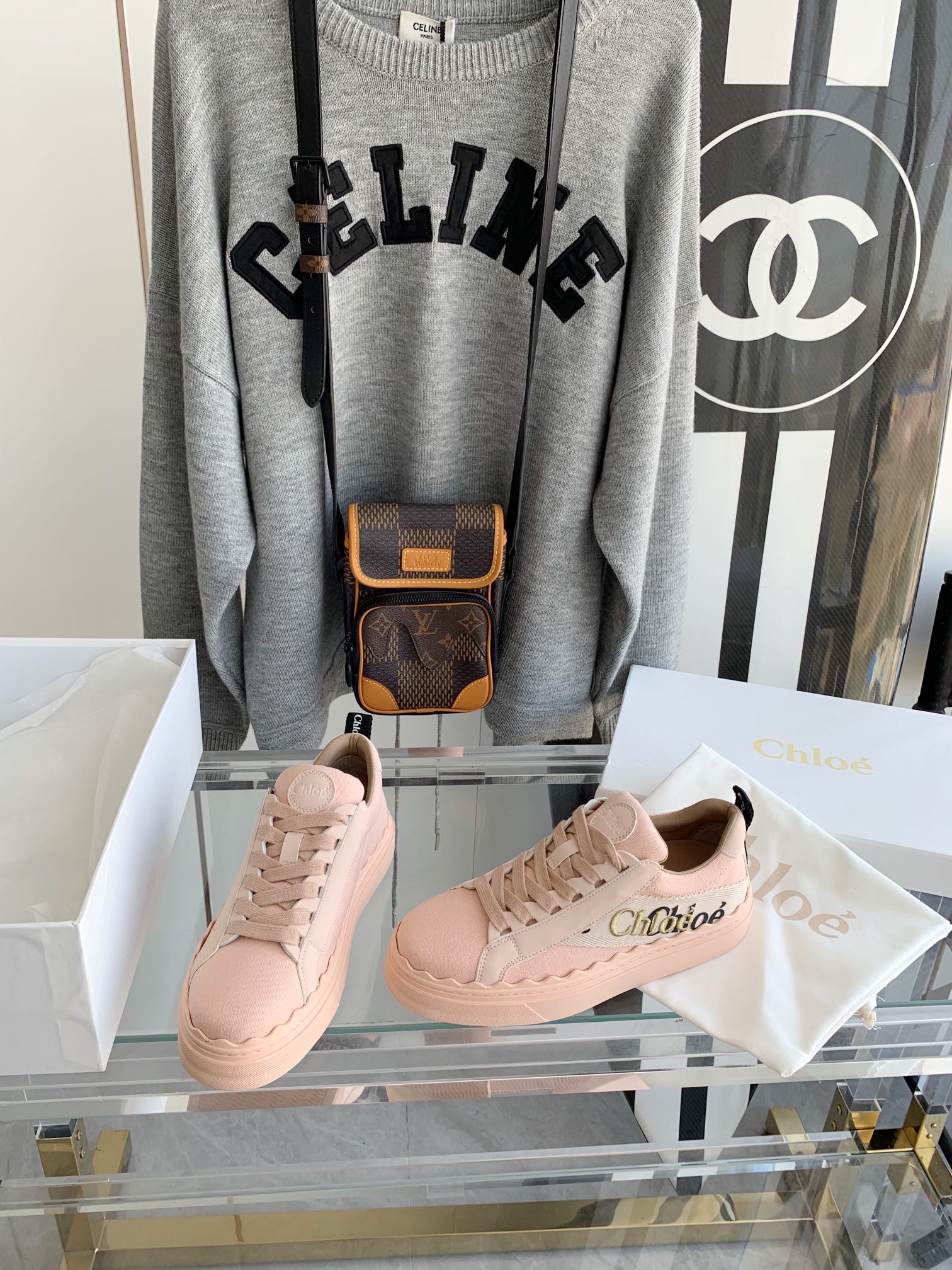 Кроссовки на платформе Chloe - повседневная обувь