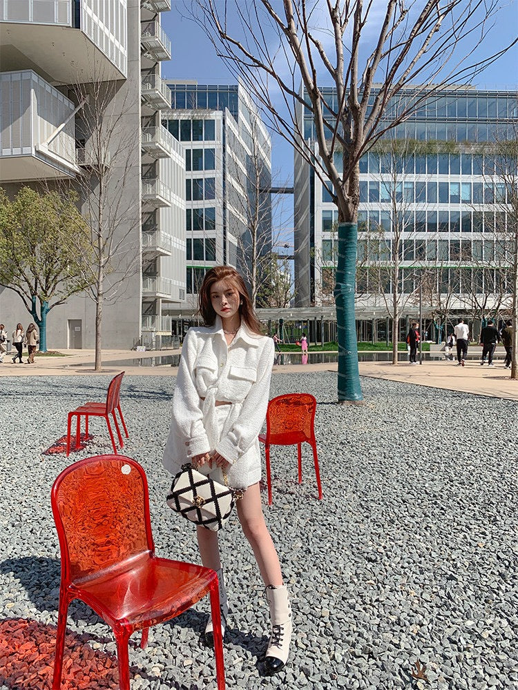 Сумка Chanel 19 - Кожаная - Черно-белый клетчатый узор