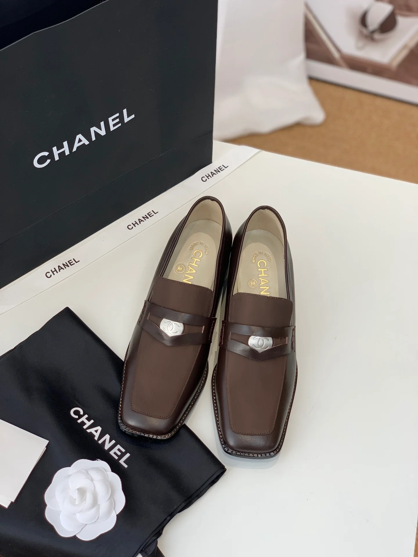 Chanel - Винтаж - Квадратный носок - Низкий каблук - 3