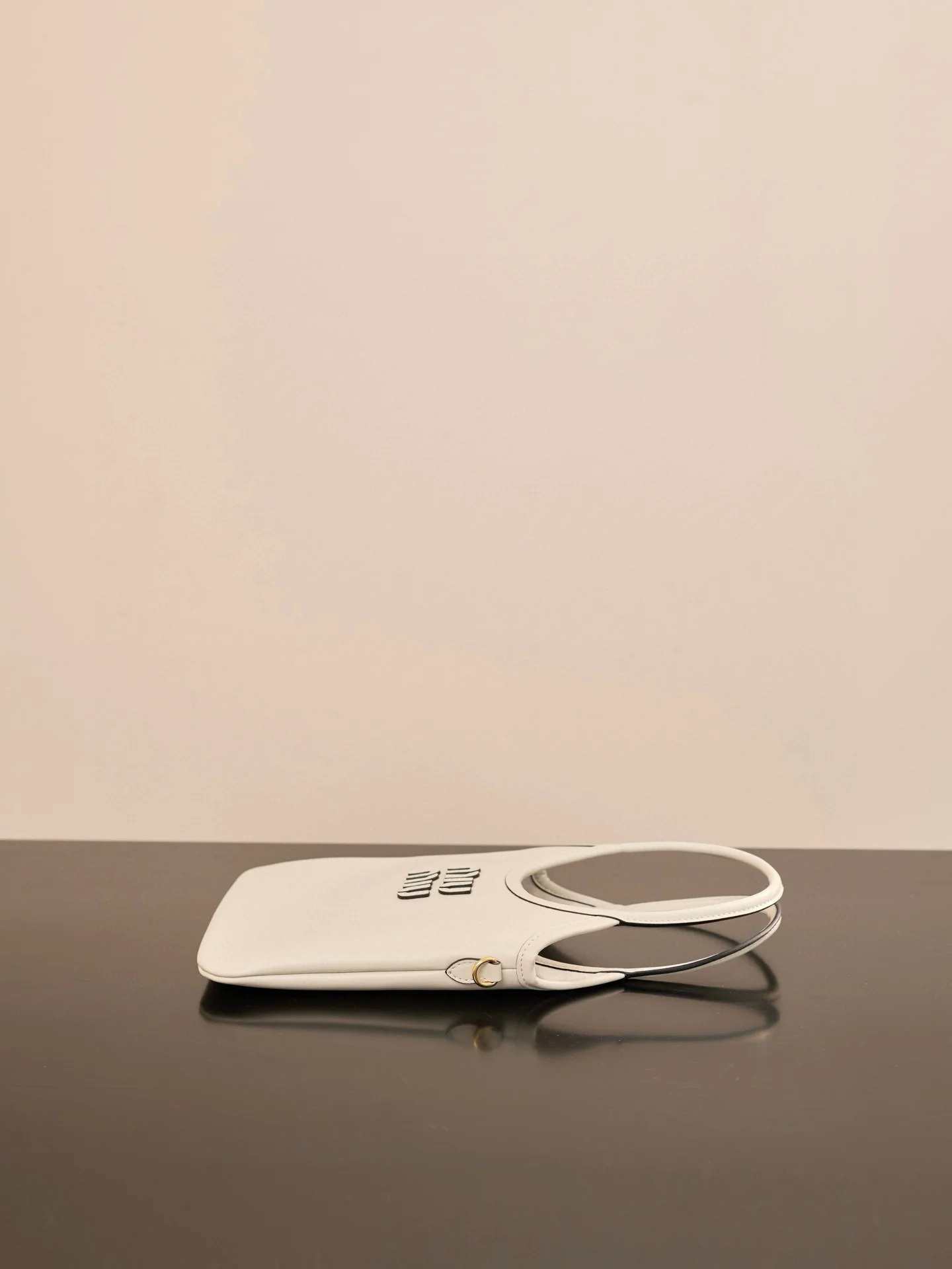 Сумка-шоппер Miu Miu-5ba281m650-??? Маленькая, мелово-белая