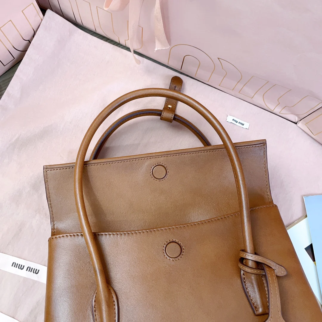 Сумка Miu Miu-5ba302-mimisolitaire из телячьей кожи