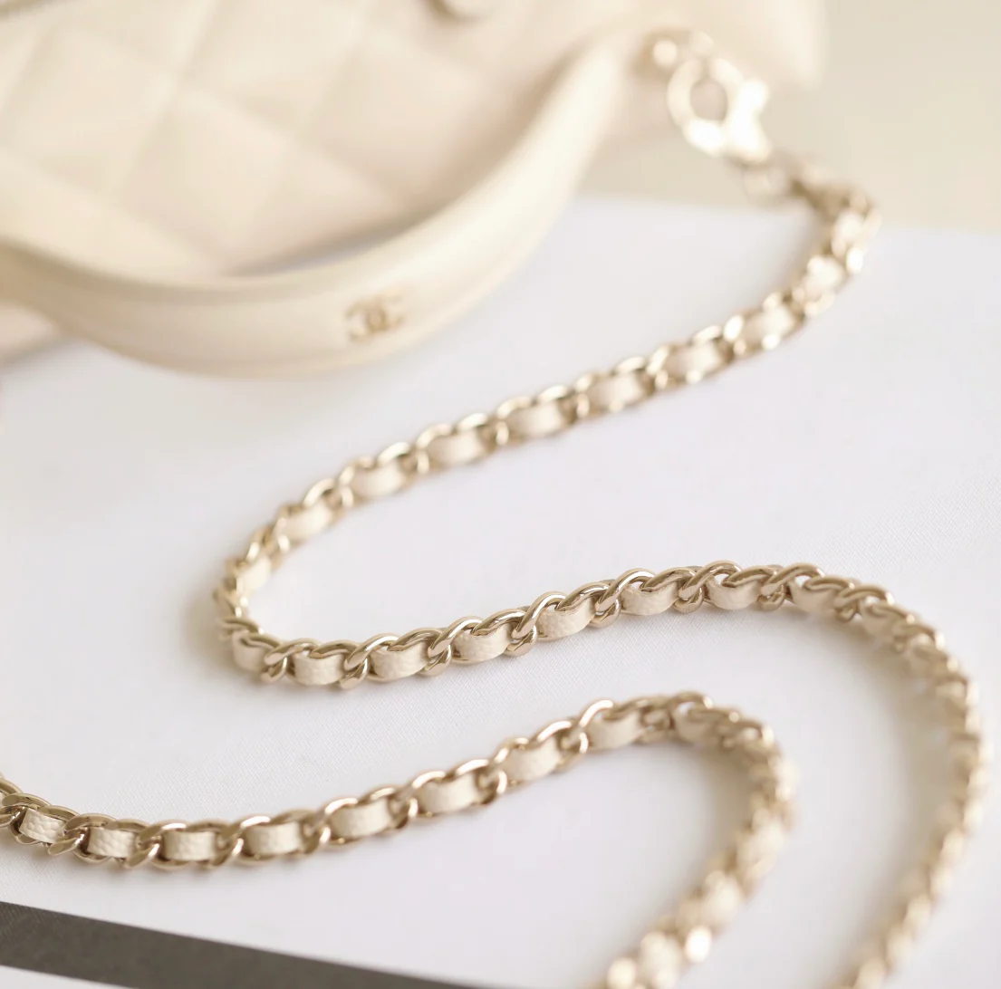 Клатч Chanel LP Box Clutch - кремовый