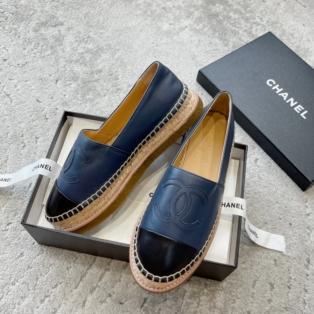 Chanel - Коллекция ?Вечная классика? - Рыбацкие туфли - Синие