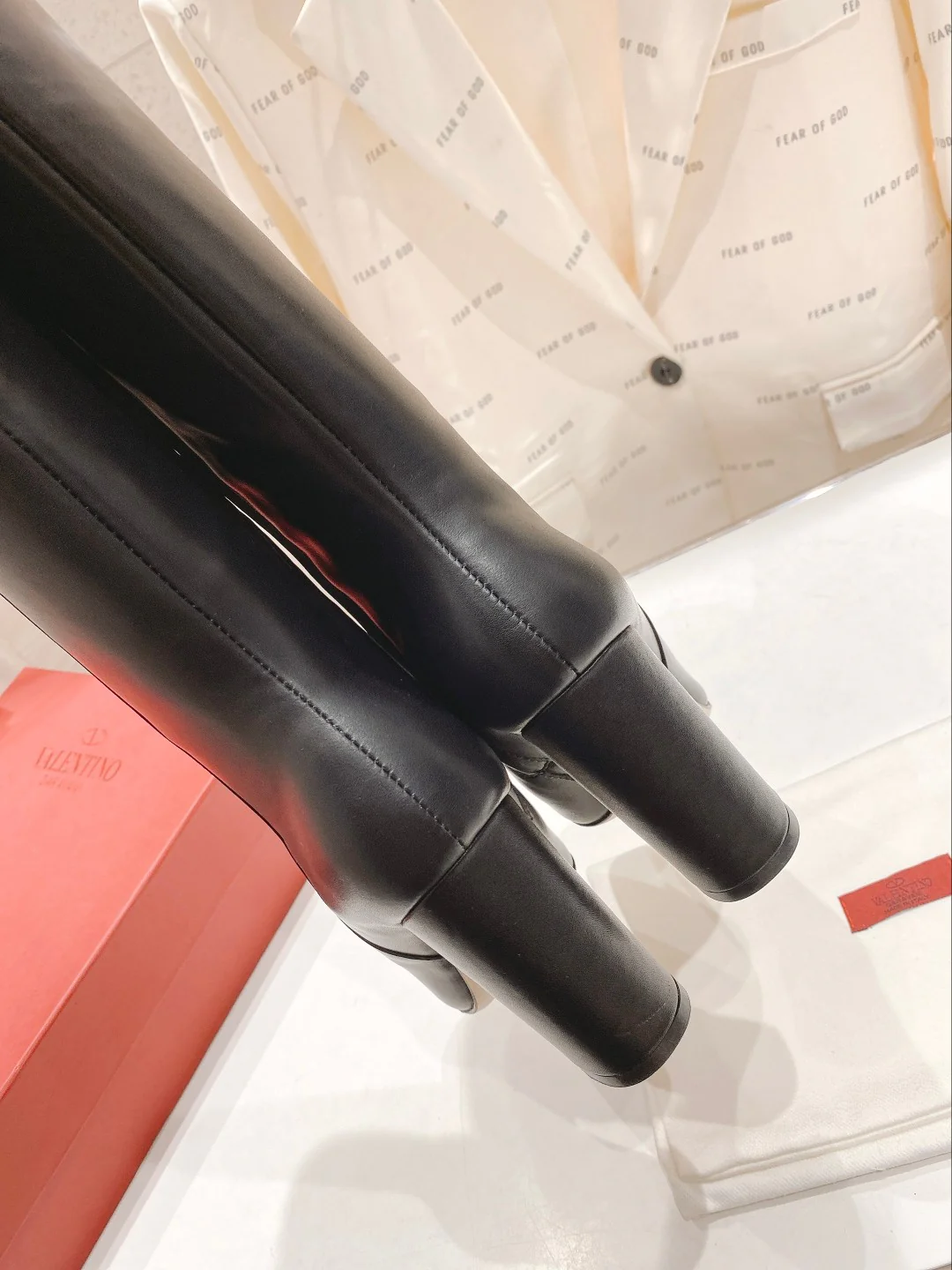 Valentino - Ботинки на шпильке - Черные