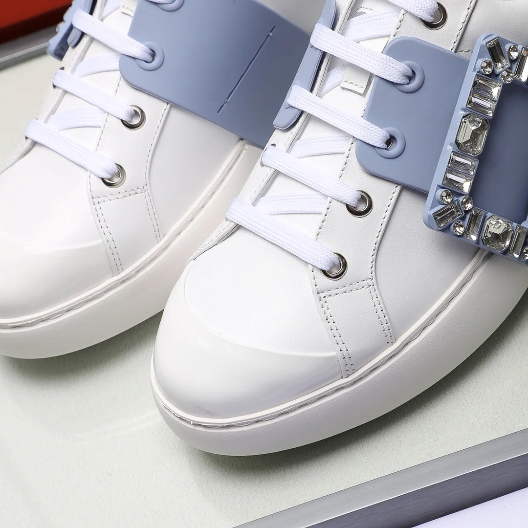 Кроссовки RV весна 2022, белые - синие