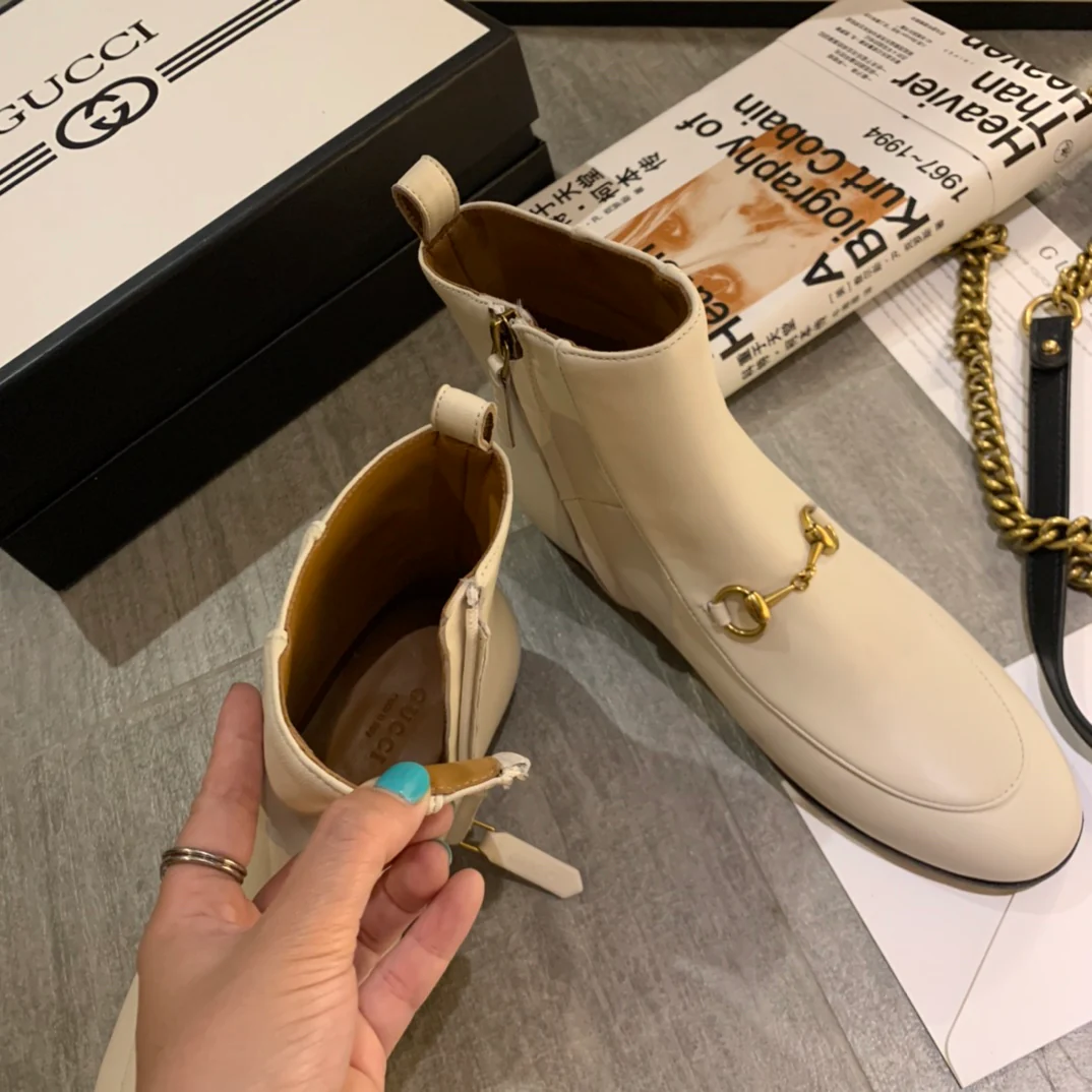 Ботильоны Gucci Street с пряжкой - 1