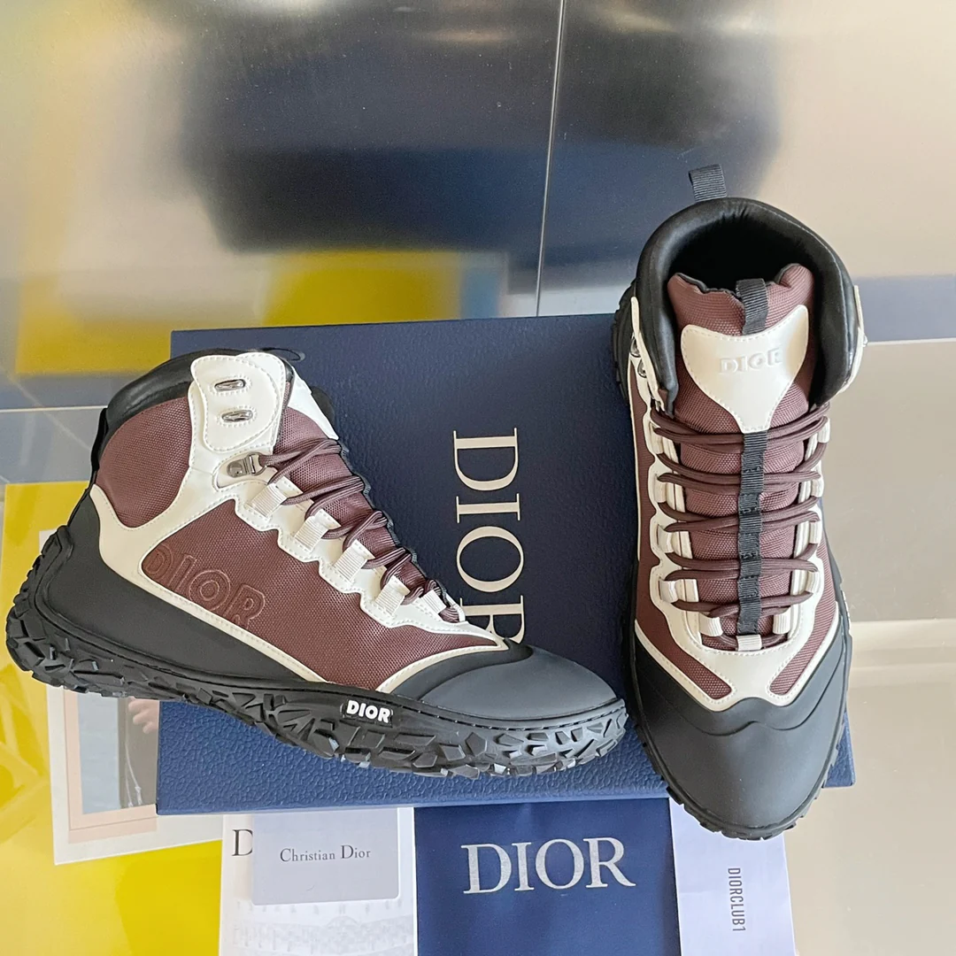 Кроссовки Dior Diorizon Series - Высокие кроссовки - Унисекс - Черно-коричневые