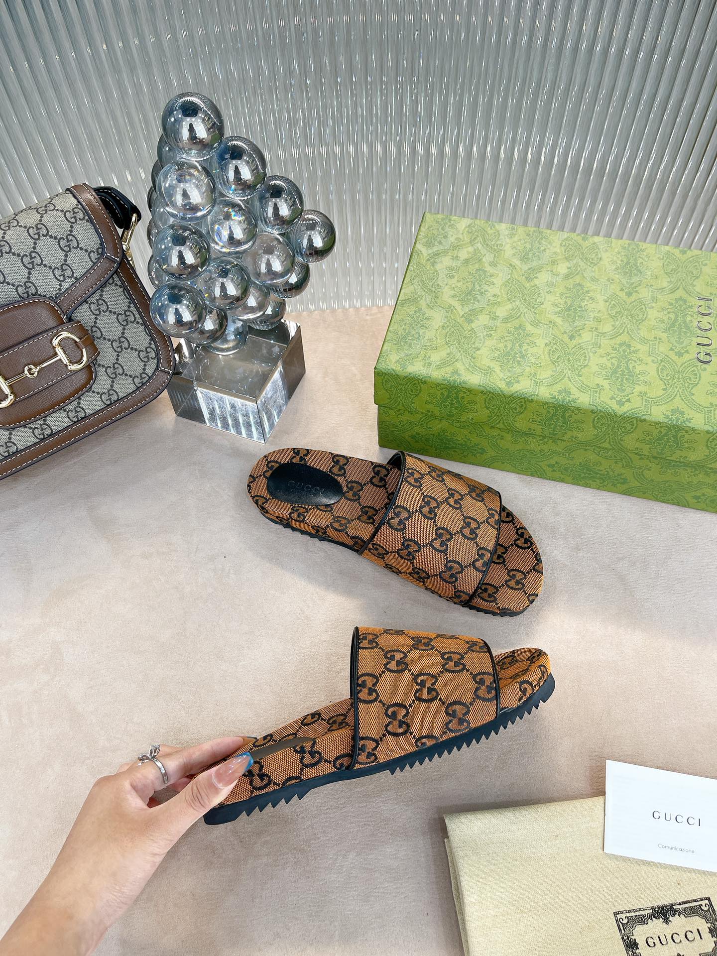 Сандалии на платформе Gucci - 2