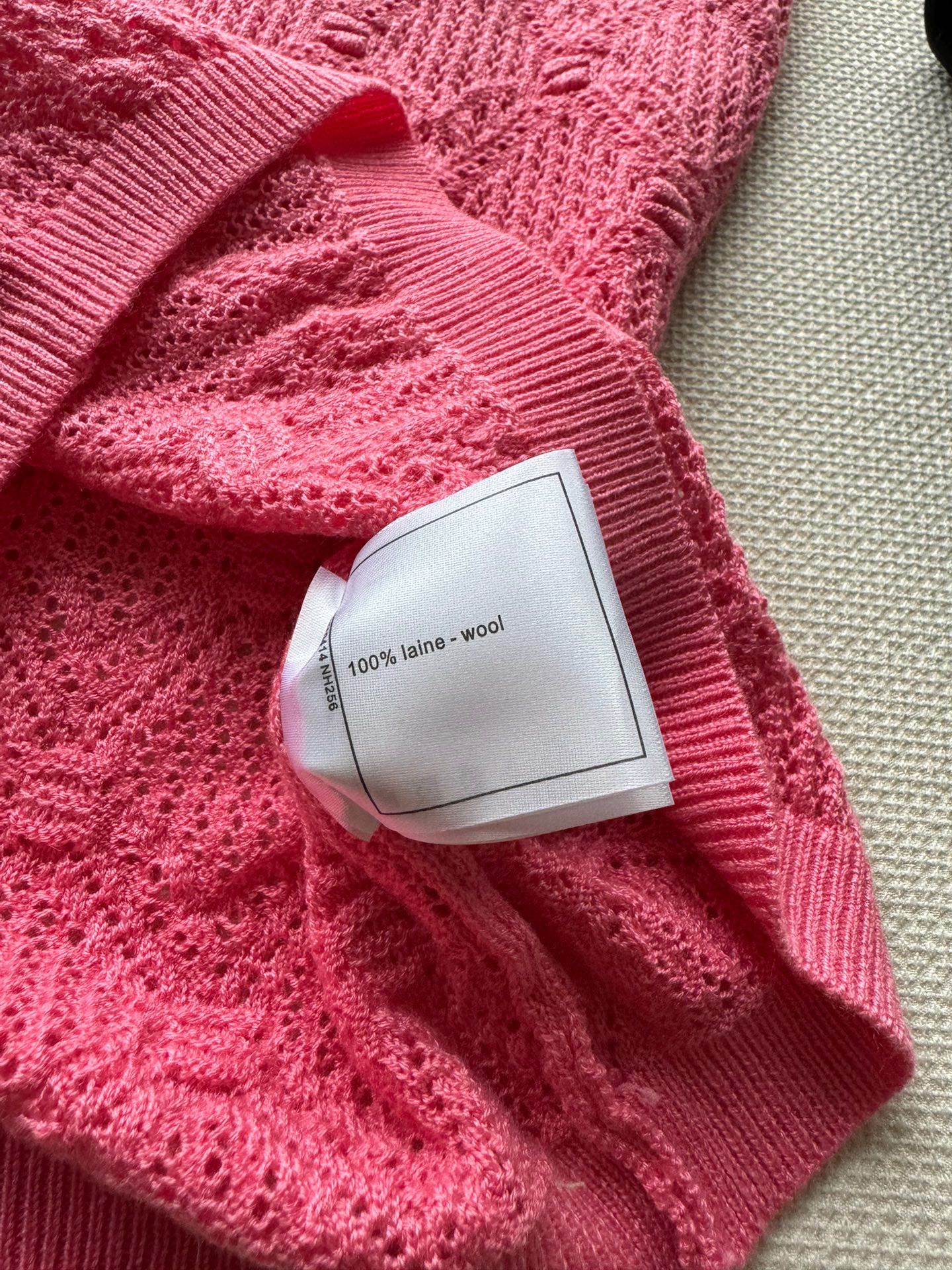 Жилет в стиле Chanel - 2403 - Новый розовый жилет