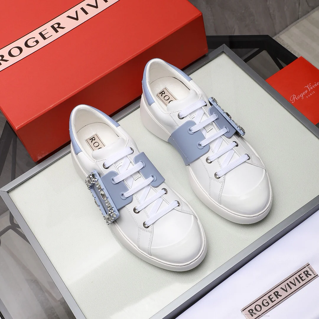 Кроссовки RV весна 2022, белые - синие