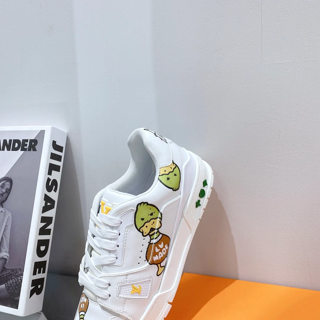 Обувь LV - кроссовки LV, стиль - парная модель - повседневная обувь - 2