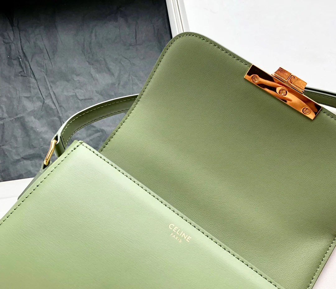 Сумка Celine Triomphe из телячьей кожи - подростковая - 18 - 5 см - 8
