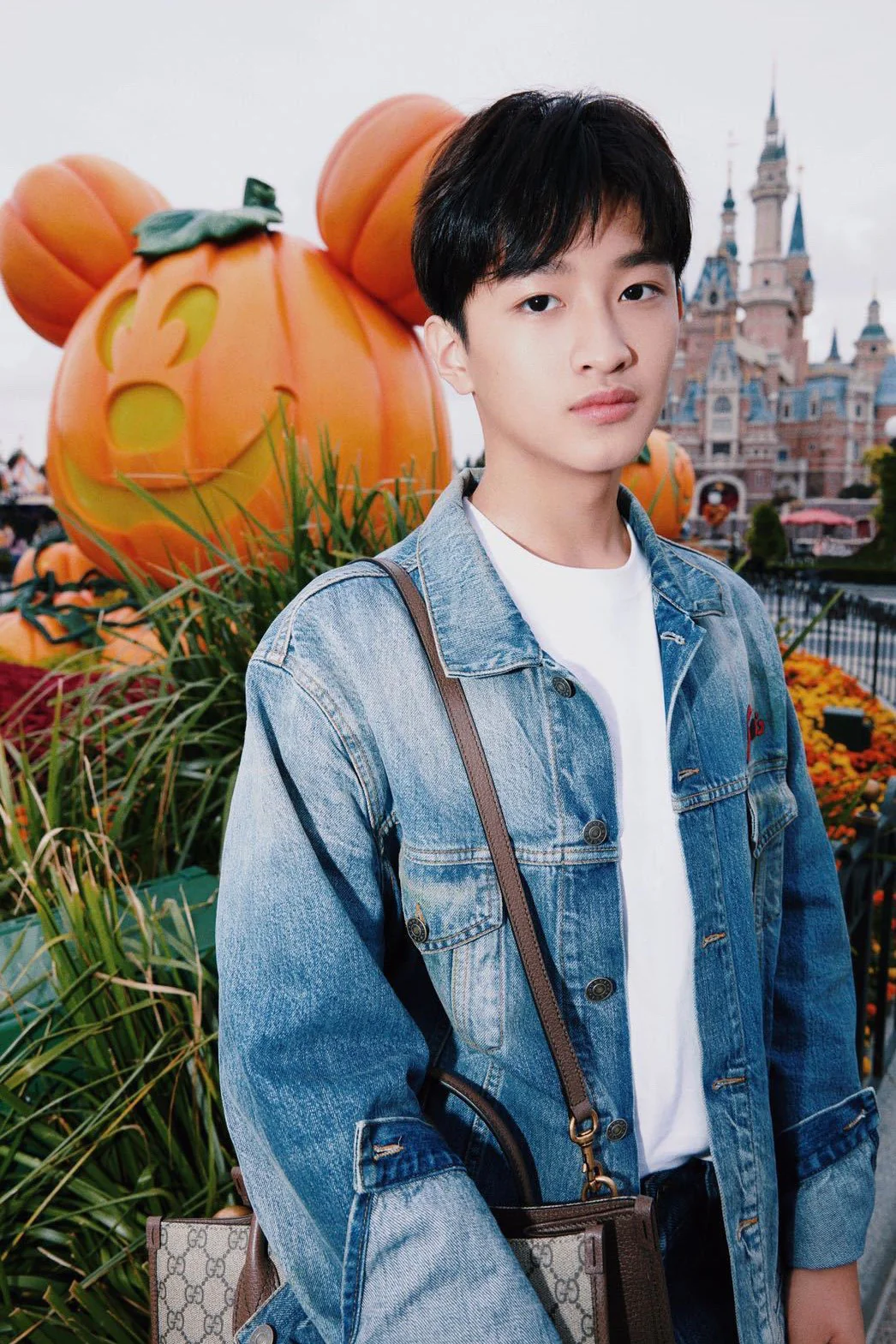 Маленькая сумка для покупок Gucci с изображением Дональда Дака