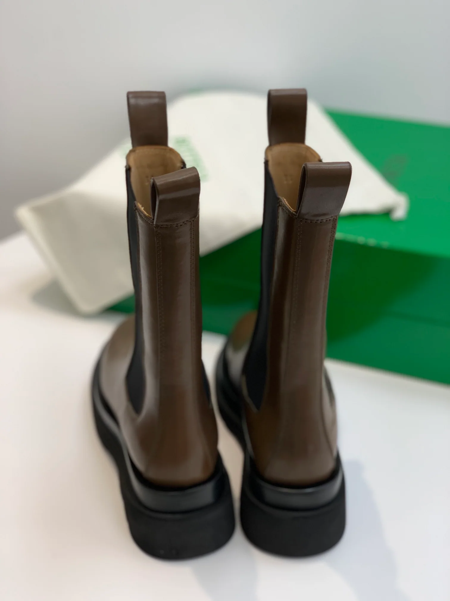 Ботильоны BV-lug - улучшенная версия - коричневые