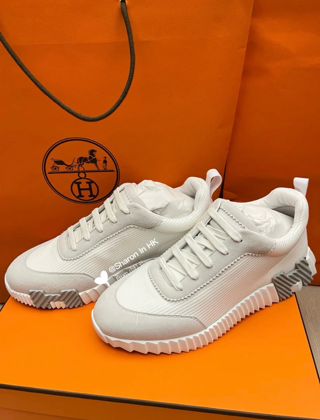 Повседневные туфли Hermes 2024 - серые