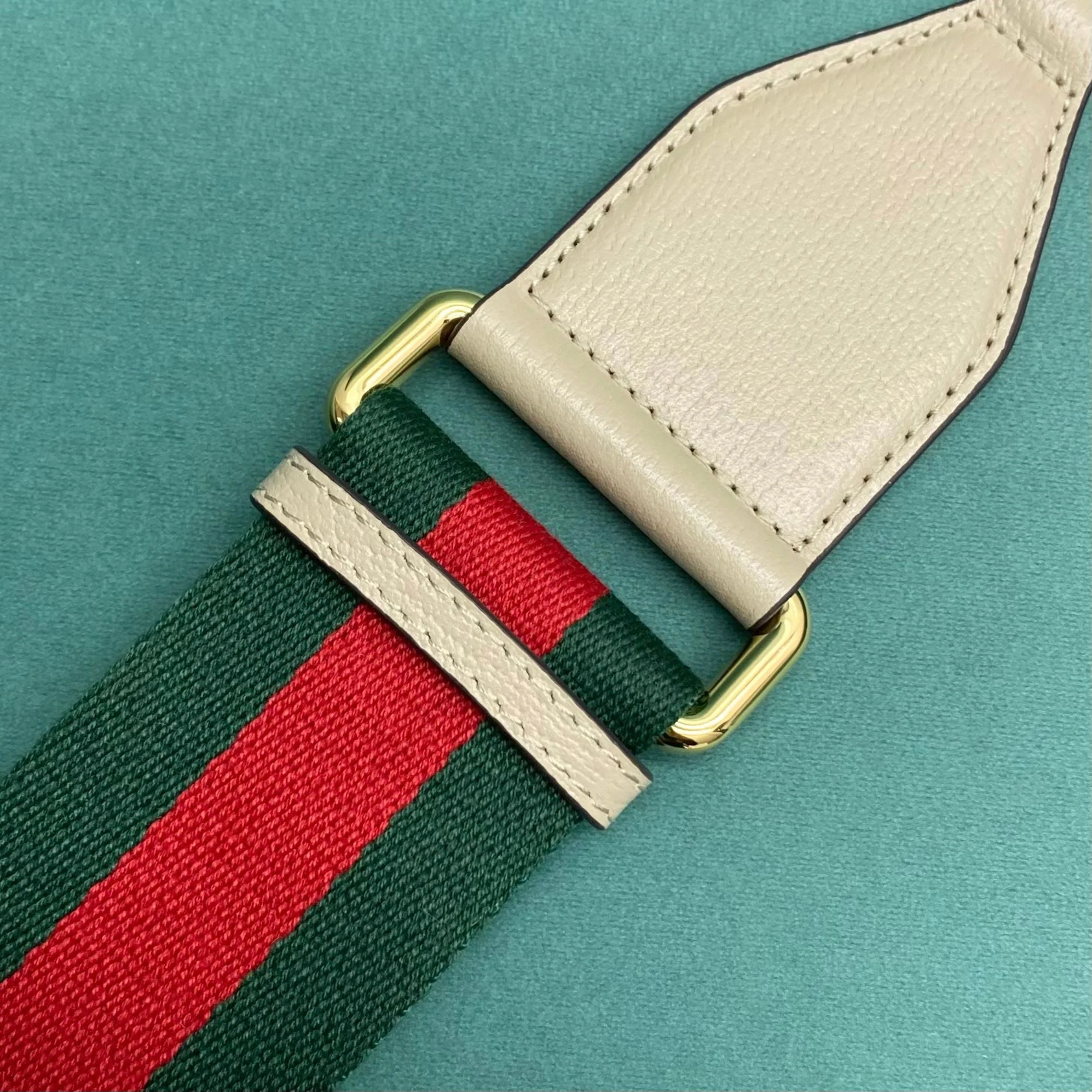 Сумка Gucci Ophidia Strawberry через плечо - Off White