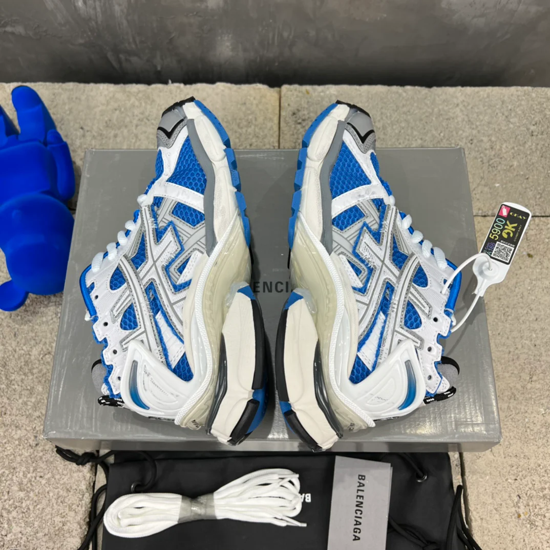 Кроссовки Balenciaga Runner - унисекс - синие