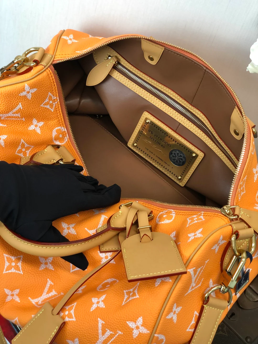 LVspeedy-p9-bandouliere-Creamy Orange-1