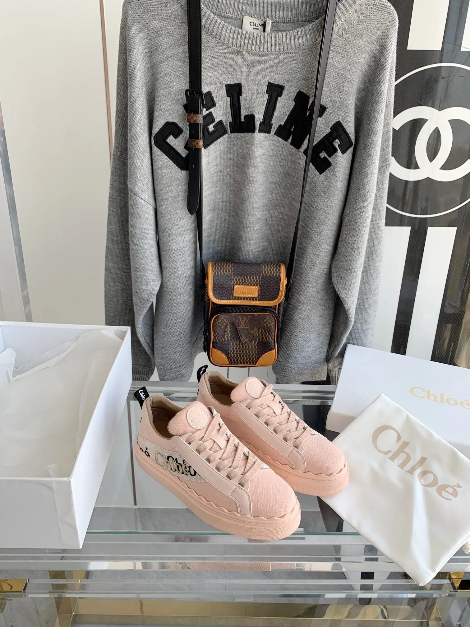 Кроссовки на платформе Chloe - повседневная обувь