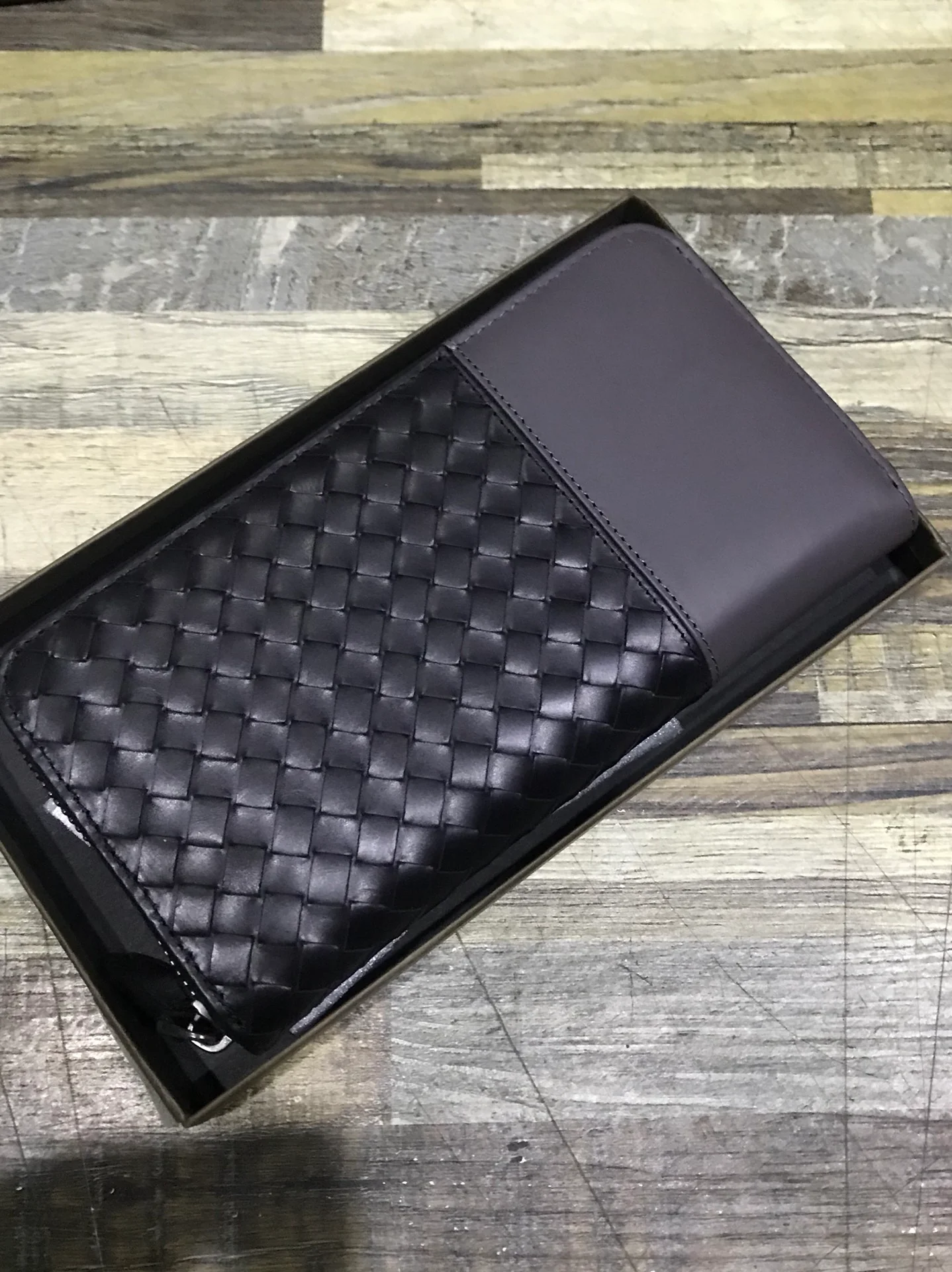 BV 拉链长夹-意大利原厂胎牛皮