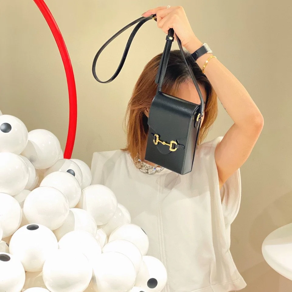 Gucci-1955马衔扣手机包-鹿晗同款