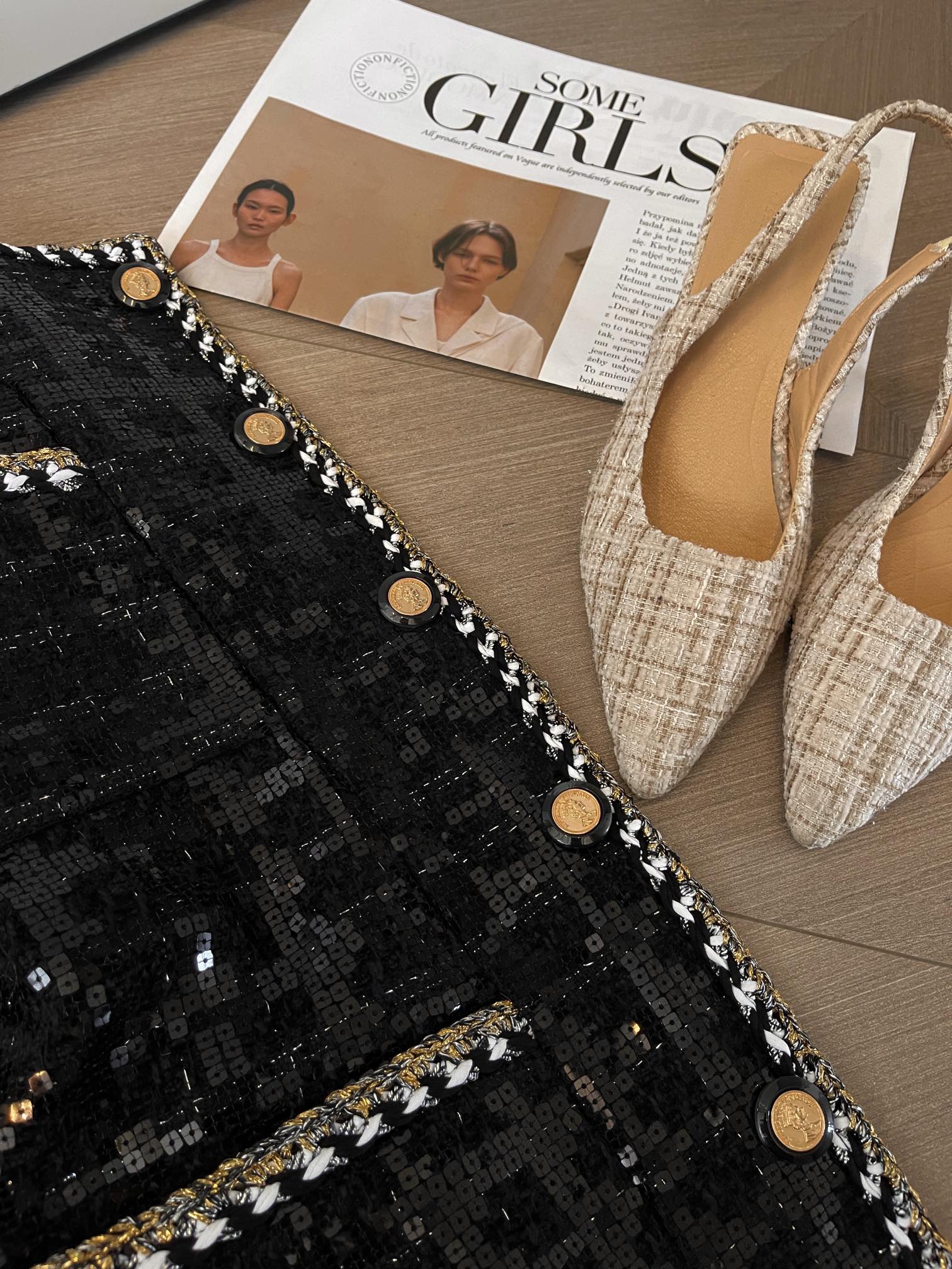 Chanel 2403 - Куртка, расшитая пайетками в стиле ?Полуночный свет?.