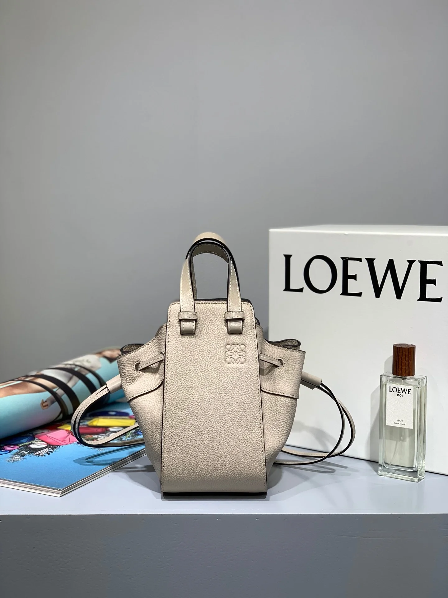 Гамак Loewe Mini 11x19 см 5x17 см с узором ?Личи?, кремовый