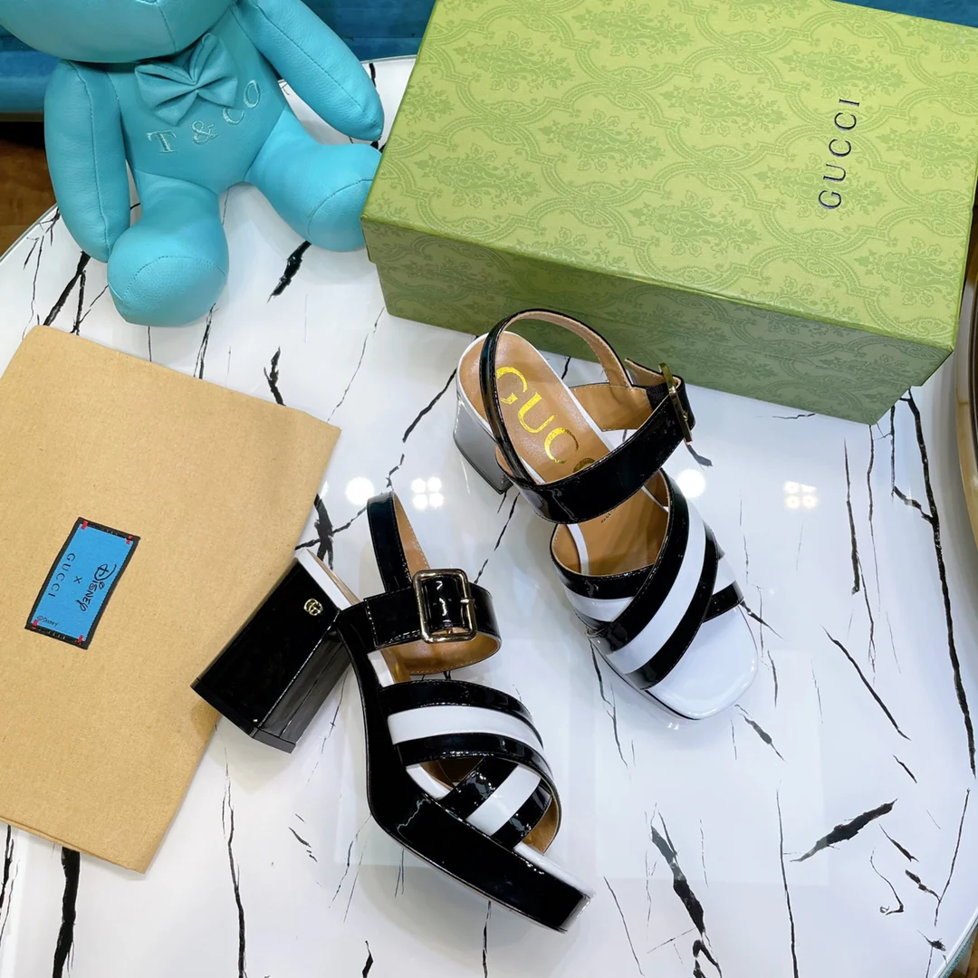 Босоножки на высоком каблуке Gucci