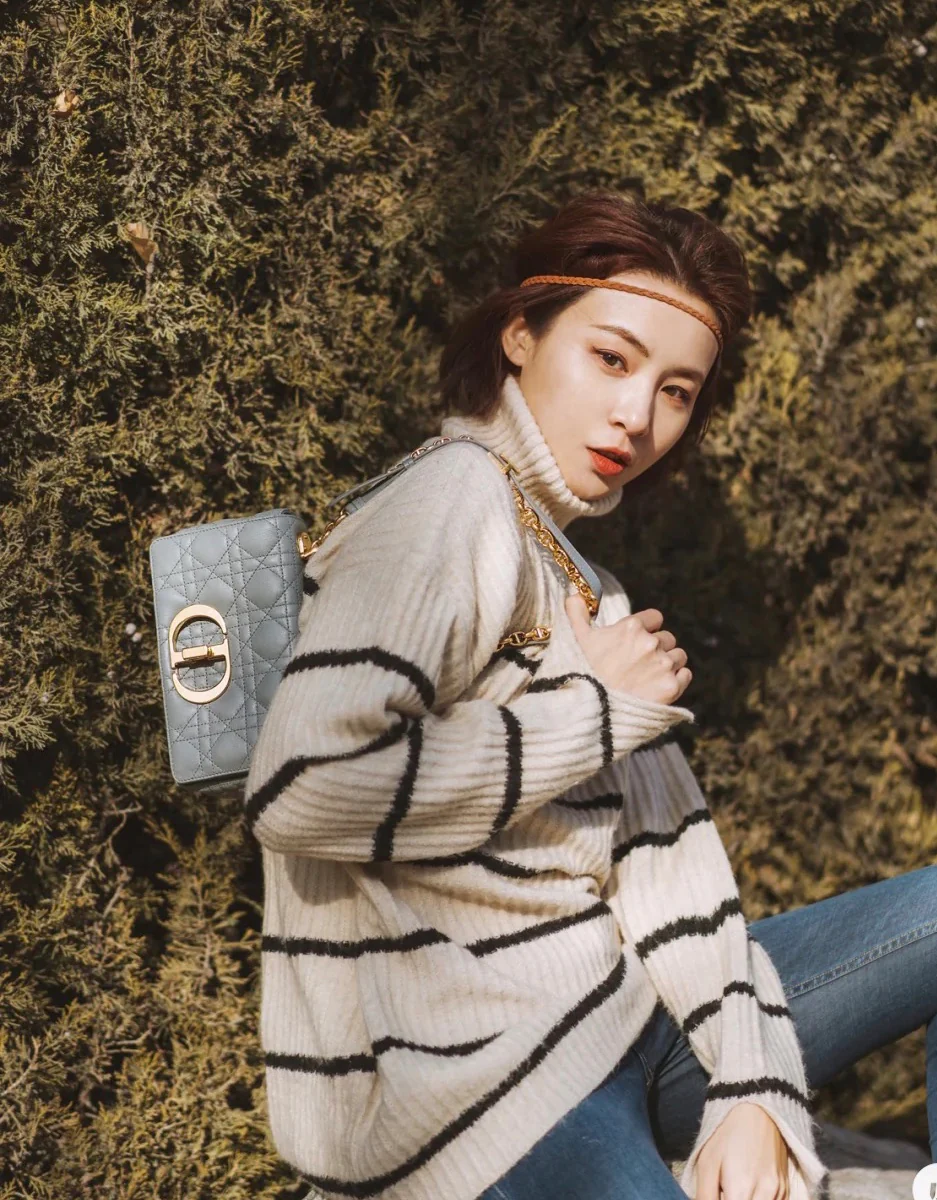 Dior Caro Small 20cm Macaron Blue