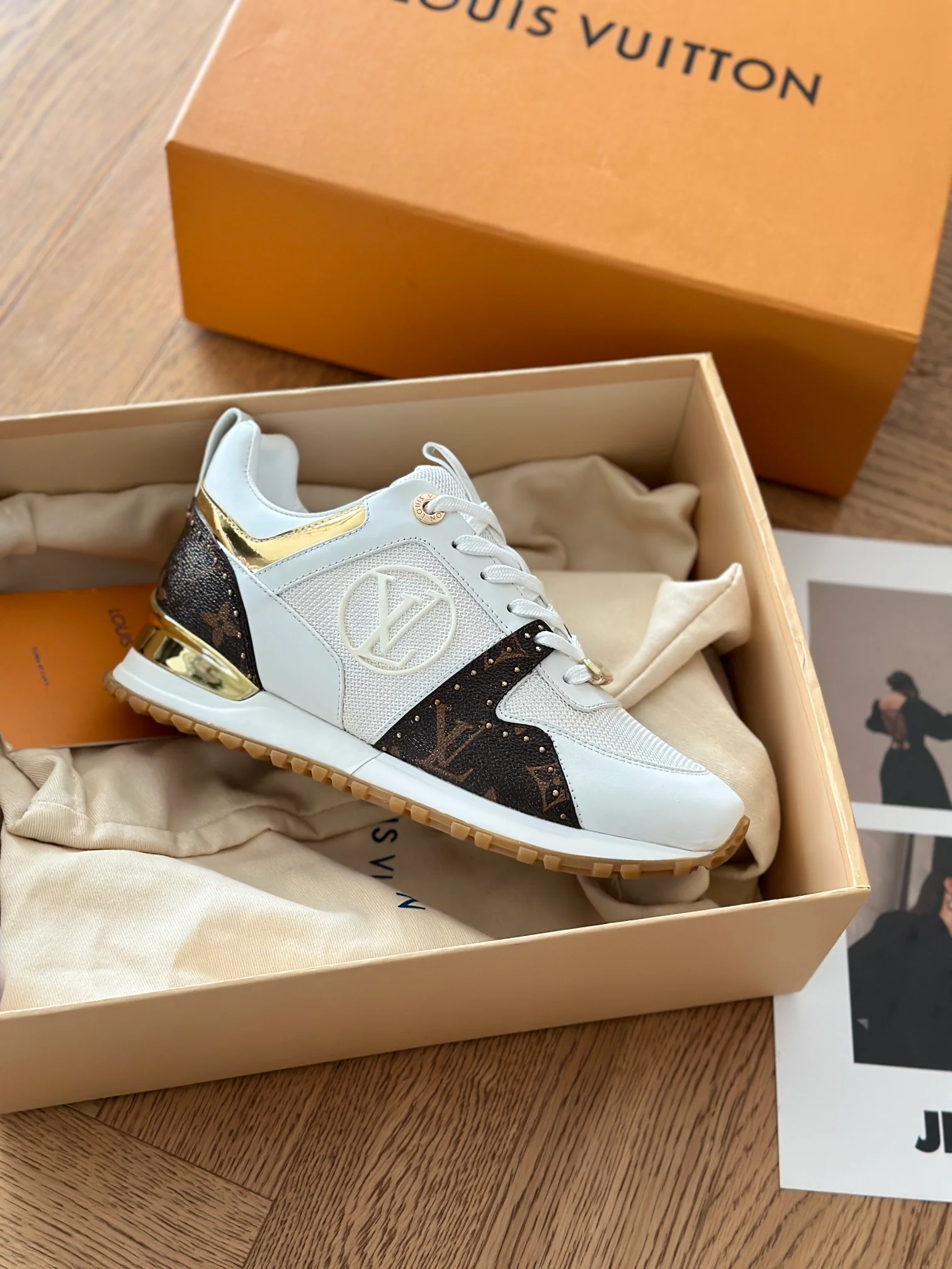 Кроссовки LV Runaway - серия Milk Tea Brown - модель 1