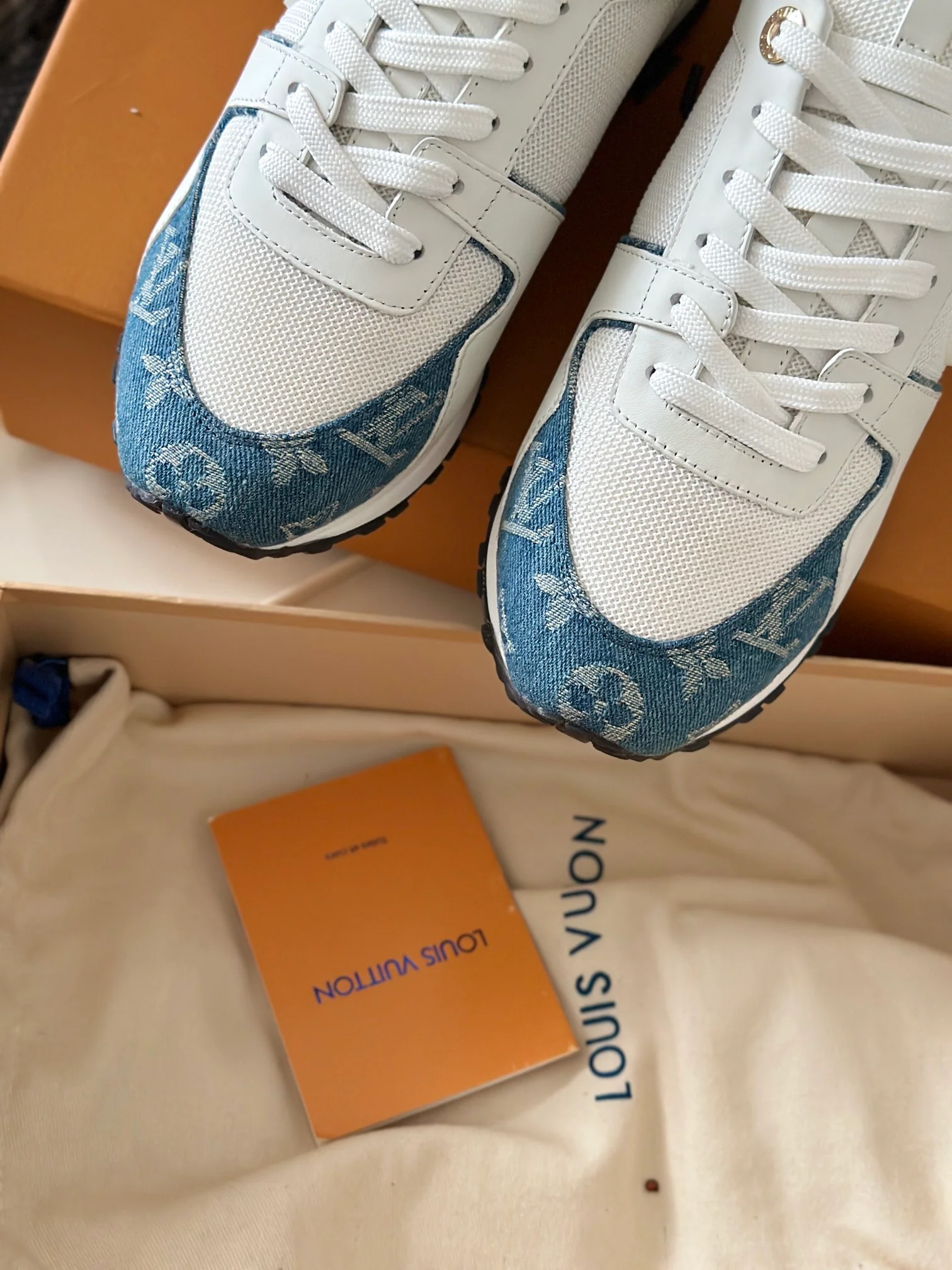 Кроссовки LV Runaway - Джинсовые - Синие