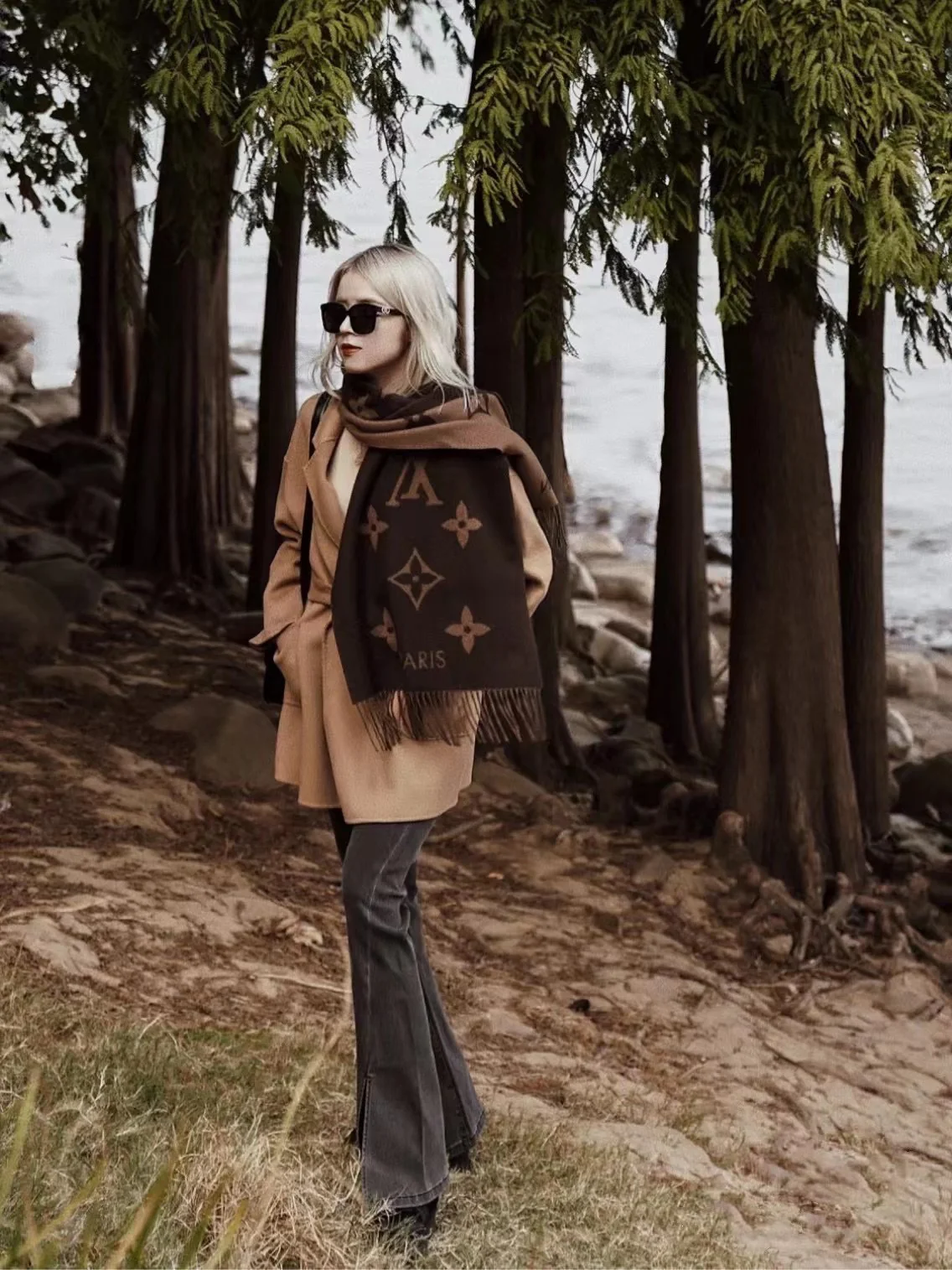 Кашемировый шарф LV-Рейкьявик