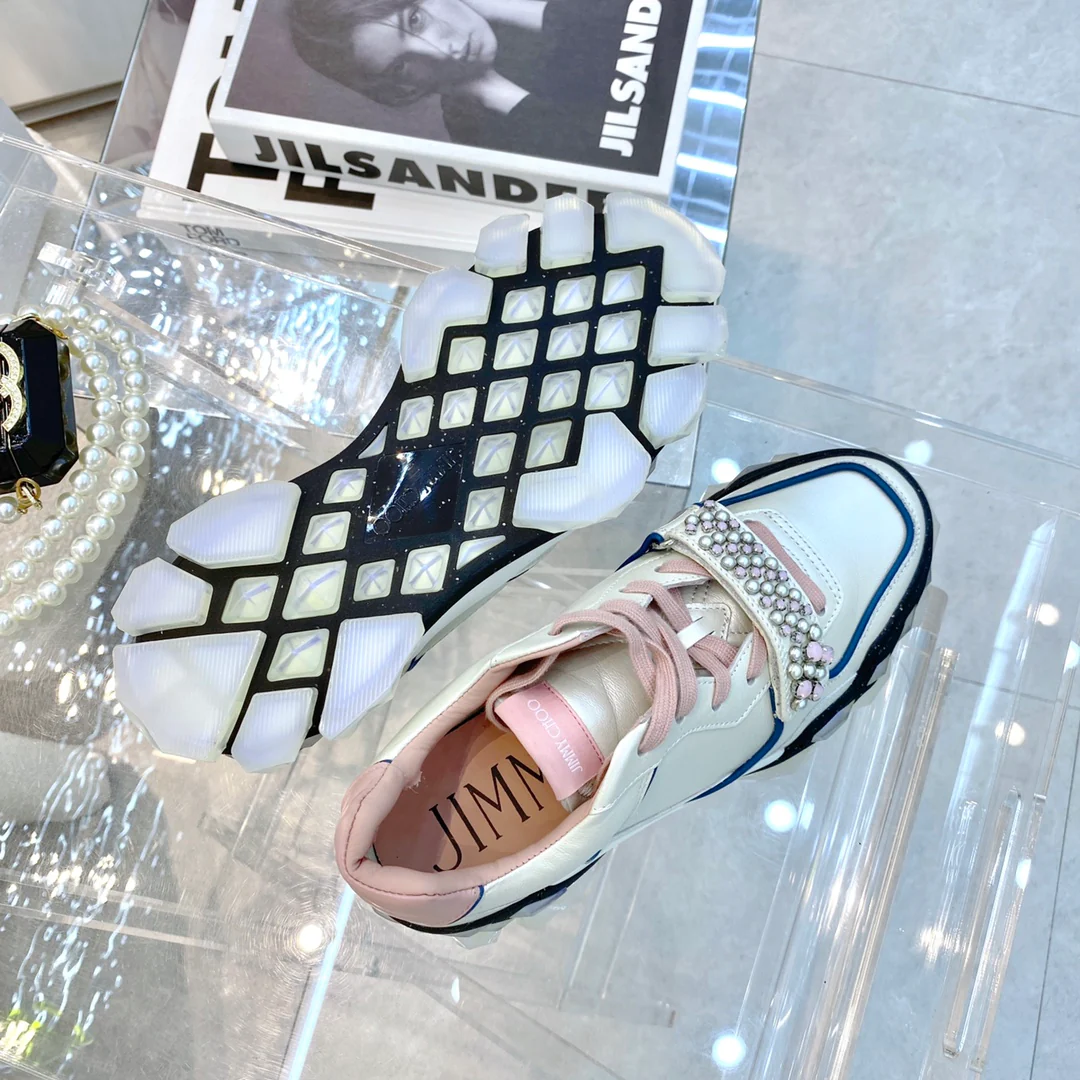 Новые массивные туфли Jimmy 22 New Style с жемчужным верхом