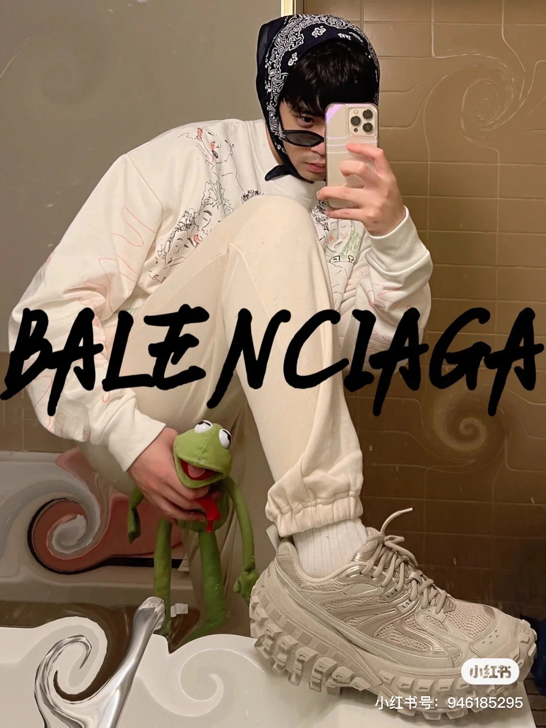 Balenciaga - Черные массивные туфли