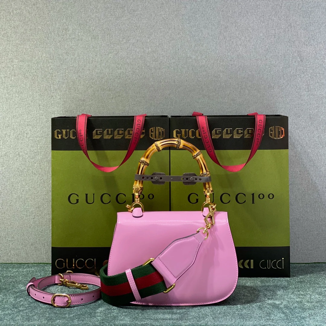 Коллекция ретро-сумок Gucci из бамбука - 7