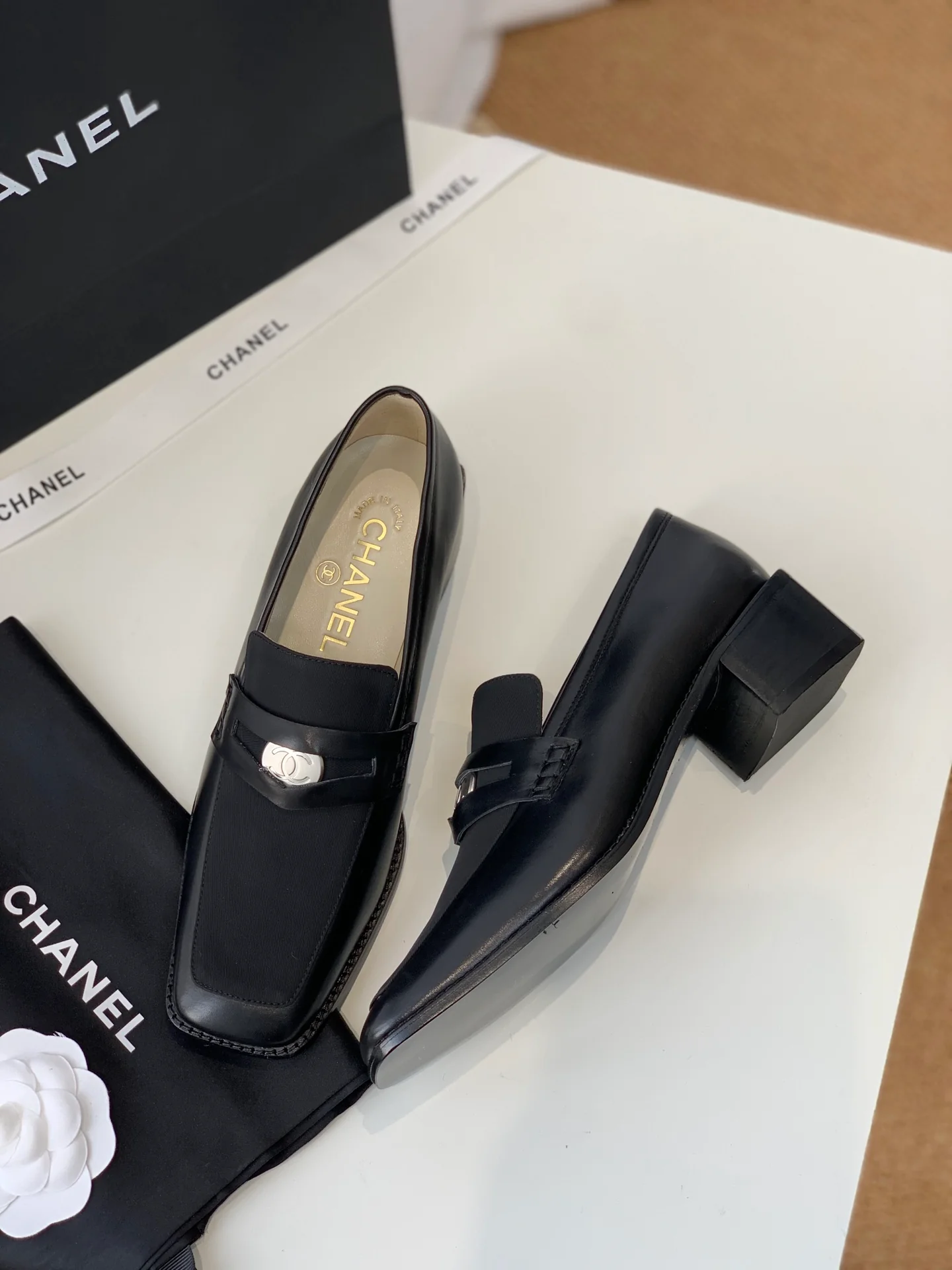 Chanel - Винтаж - Квадратный носок - Низкий каблук - 2