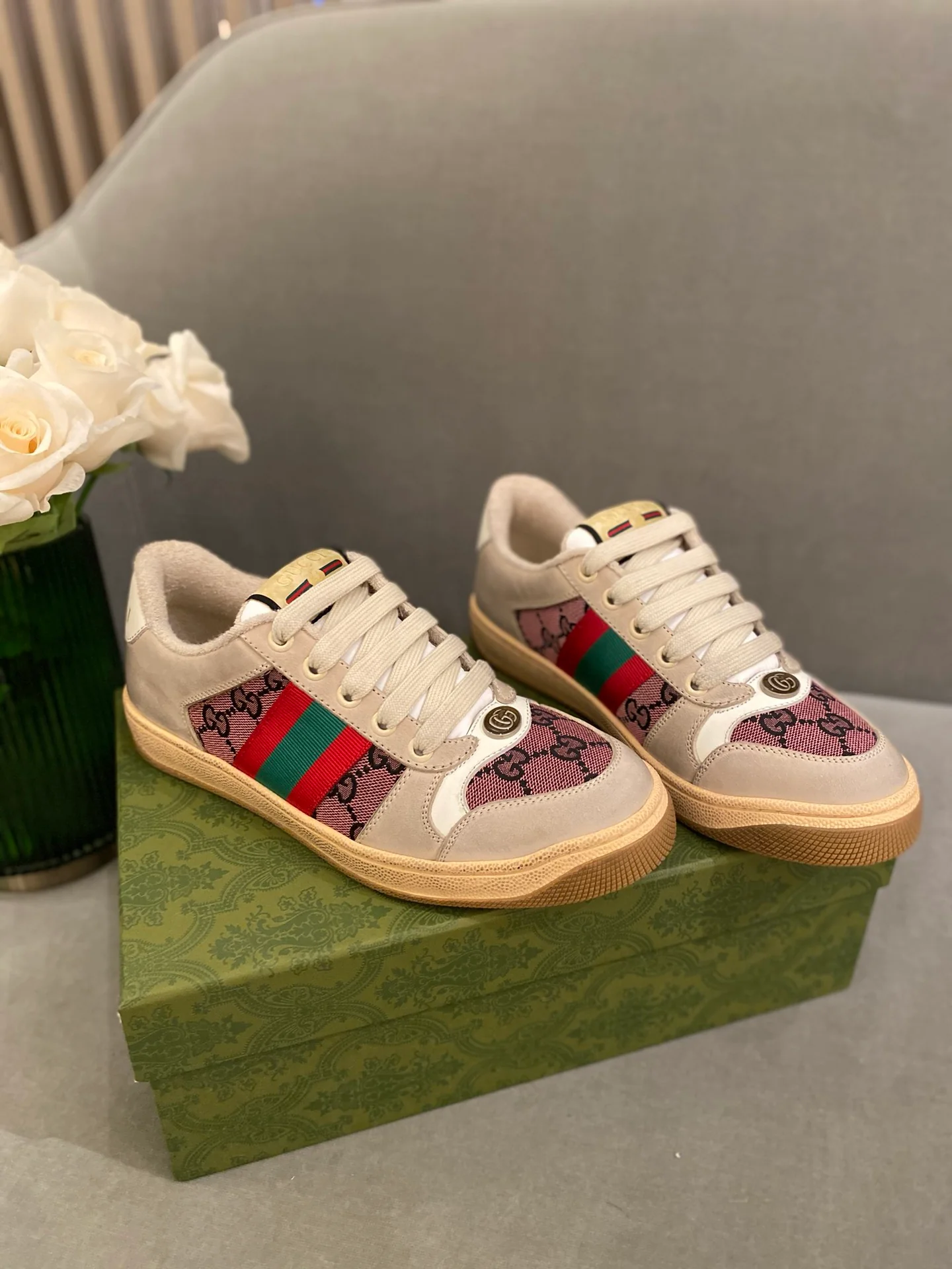 Gucci - Грязные туфли - Кроссовки - 4