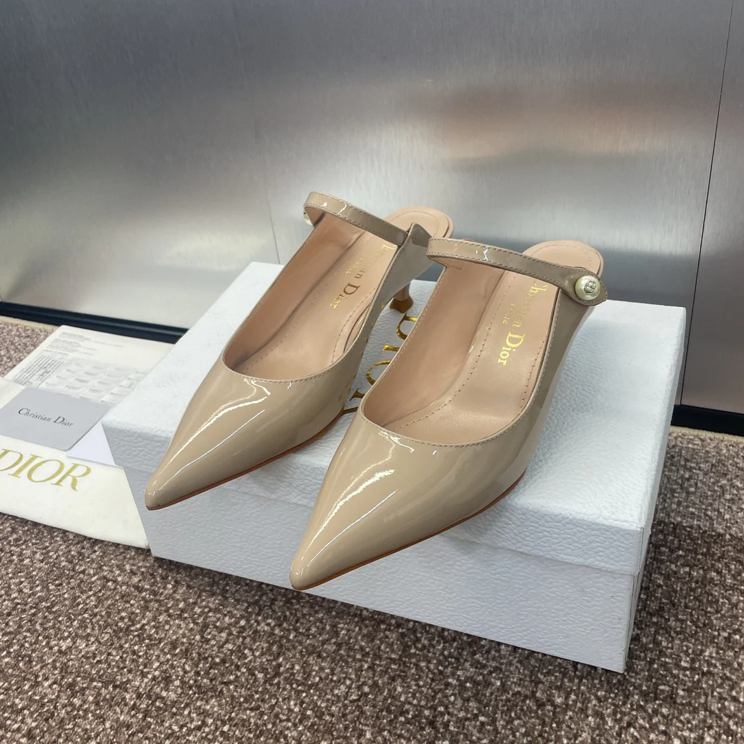 Босоножки Dior 2024 на высоком каблуке 3 см - цвет 