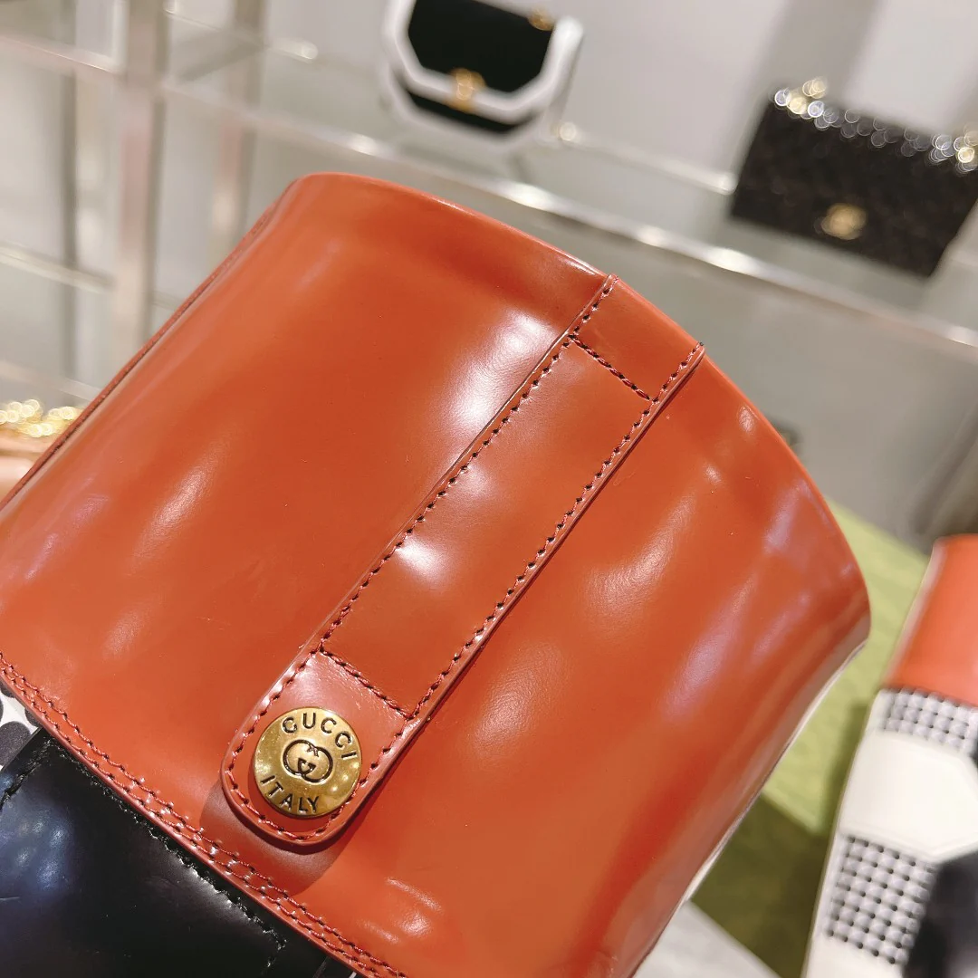Gucci - 2022 - Уличная пряжка - Винтажные высокие сапоги - Сапоги для верховой езды - 1