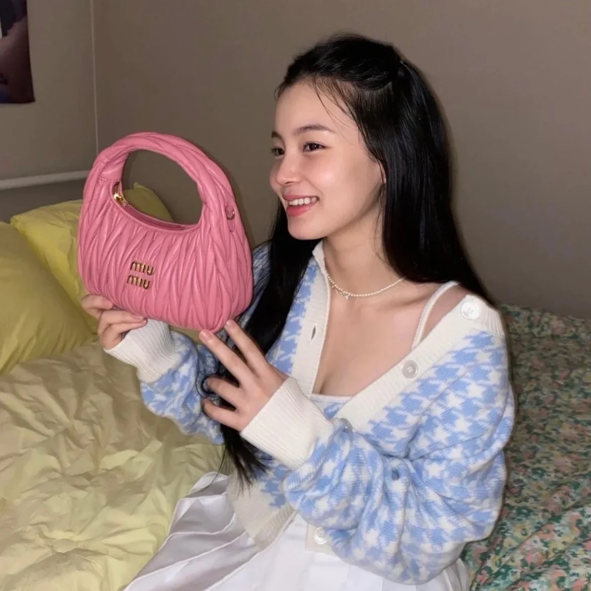 Сумка Miu Miu Wander — подборка фотографий, демонстрирующих людей, носящих её.