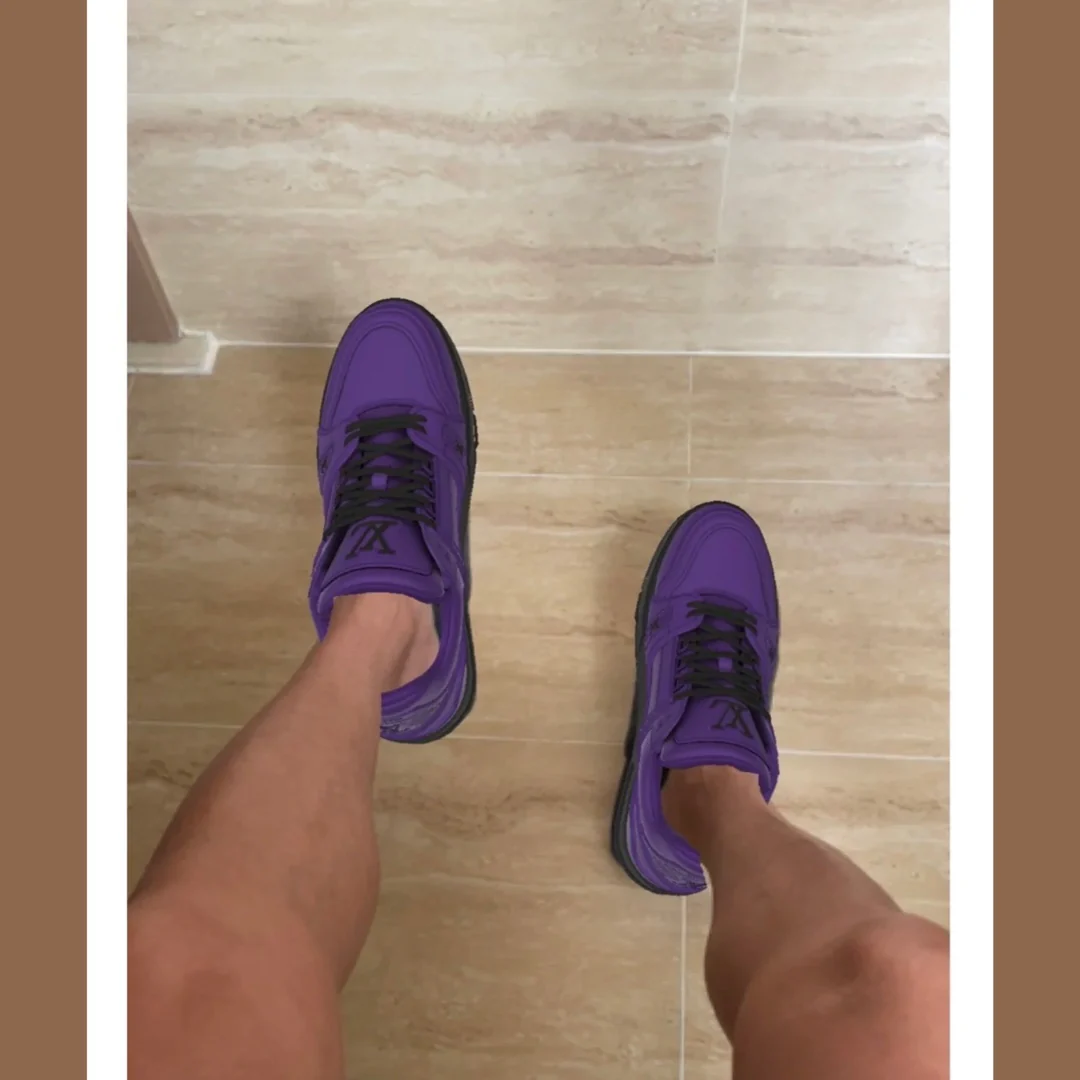 Обувь LV - LV Trainer, последняя модель - кроссовки серии Rainbow - 2