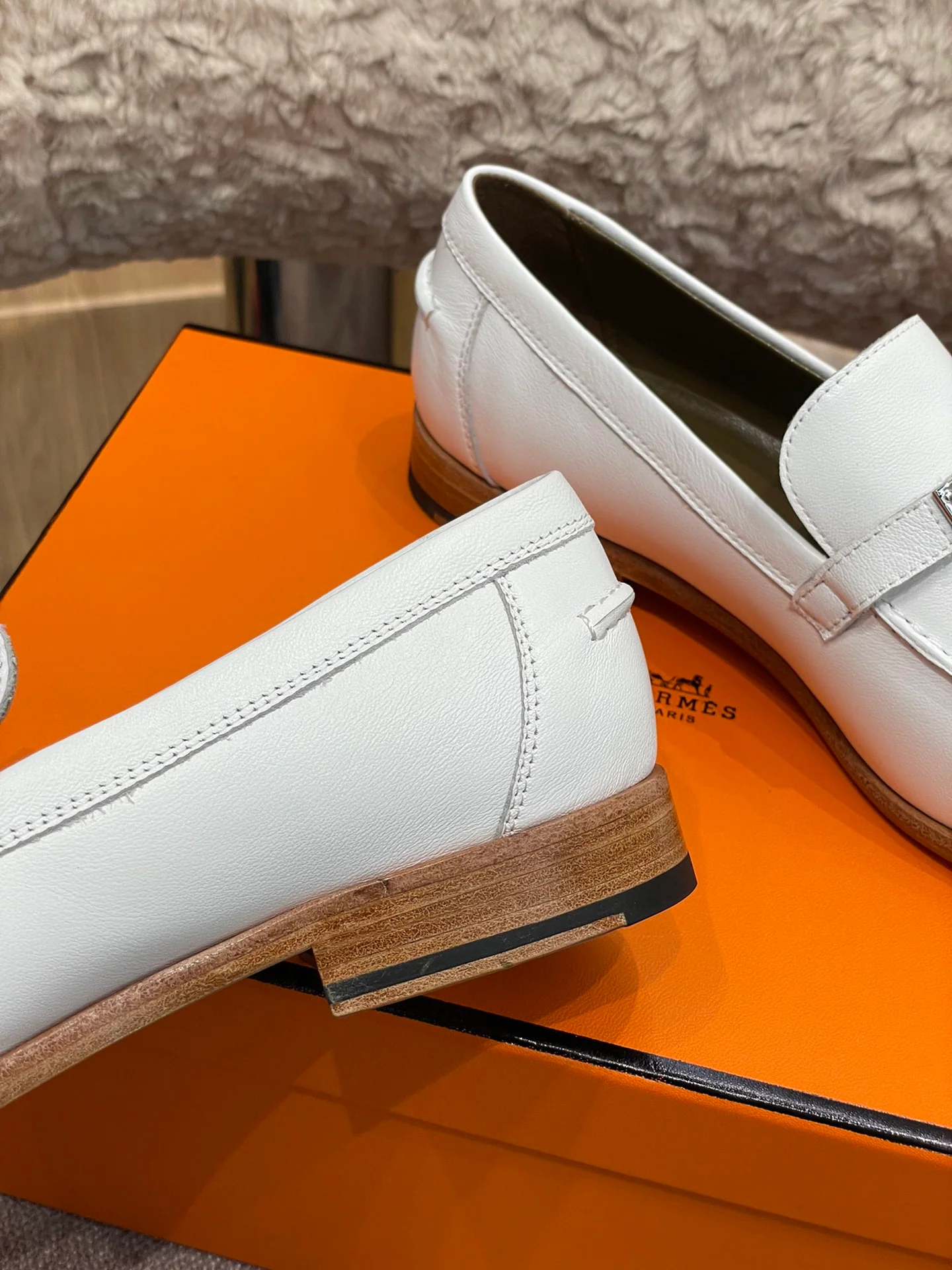 Классические лоферы Hermes Kelly - 1