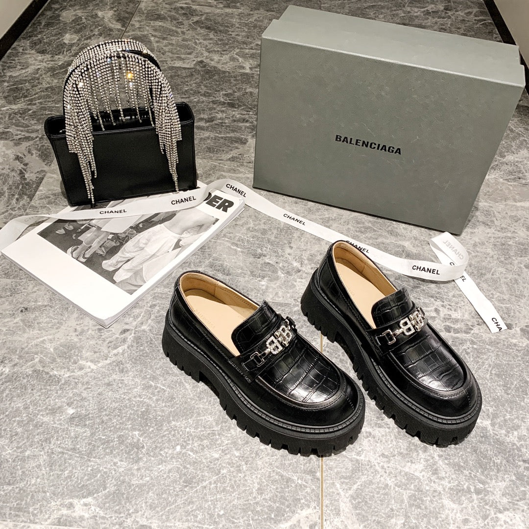 Balenciaga - Туфли на платформе - Лоферы