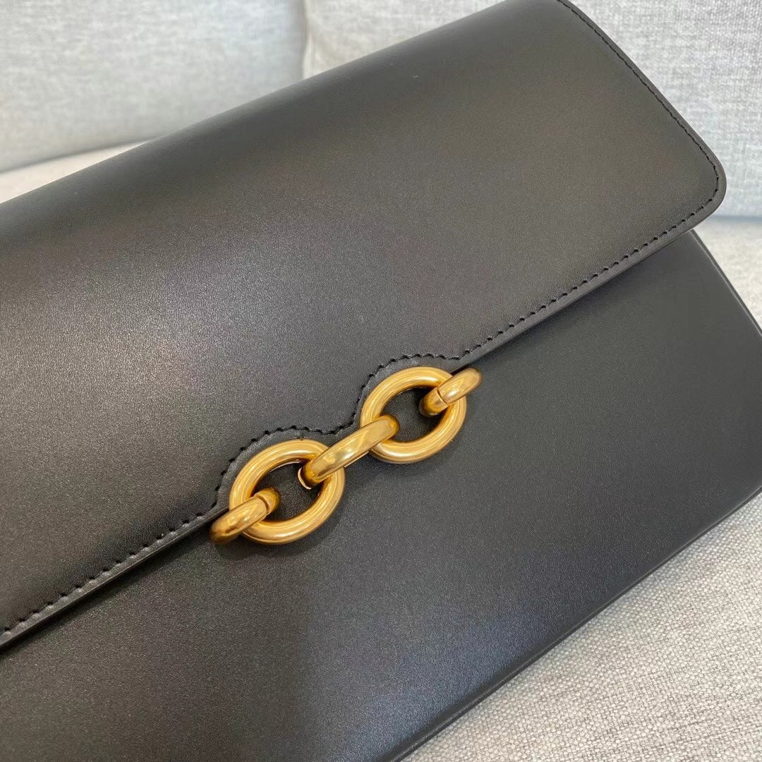 Сумка YSL Maillon - черная