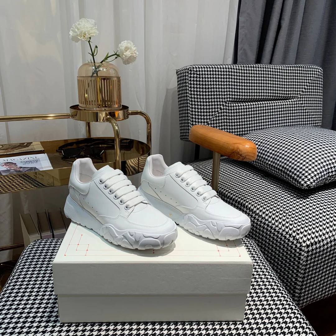 McQueen - Новые кроссовки - Кожаные White Tail