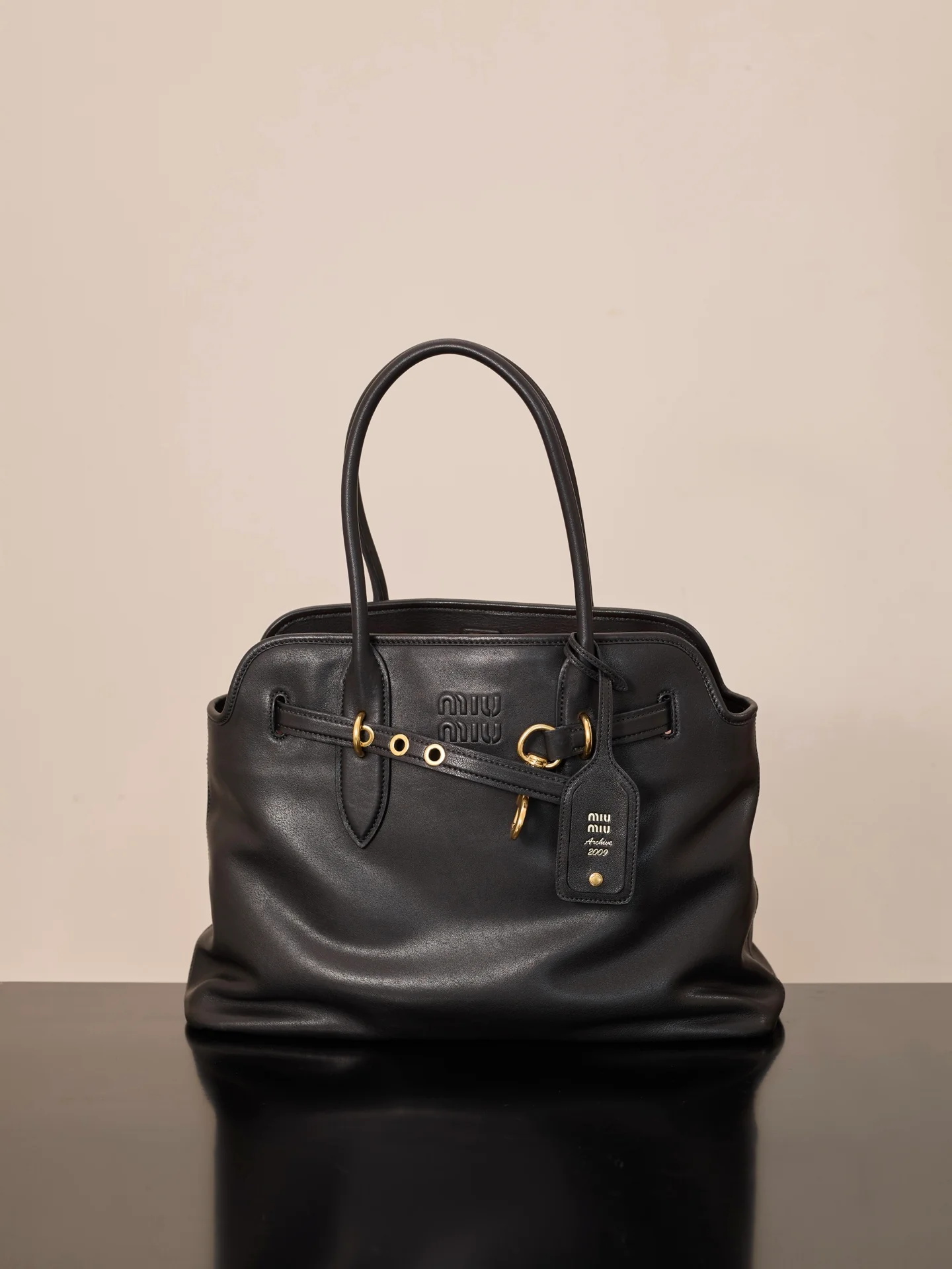 Главная - 5bg291m1580 - Кожаная сумка - Вертикальная - Черная