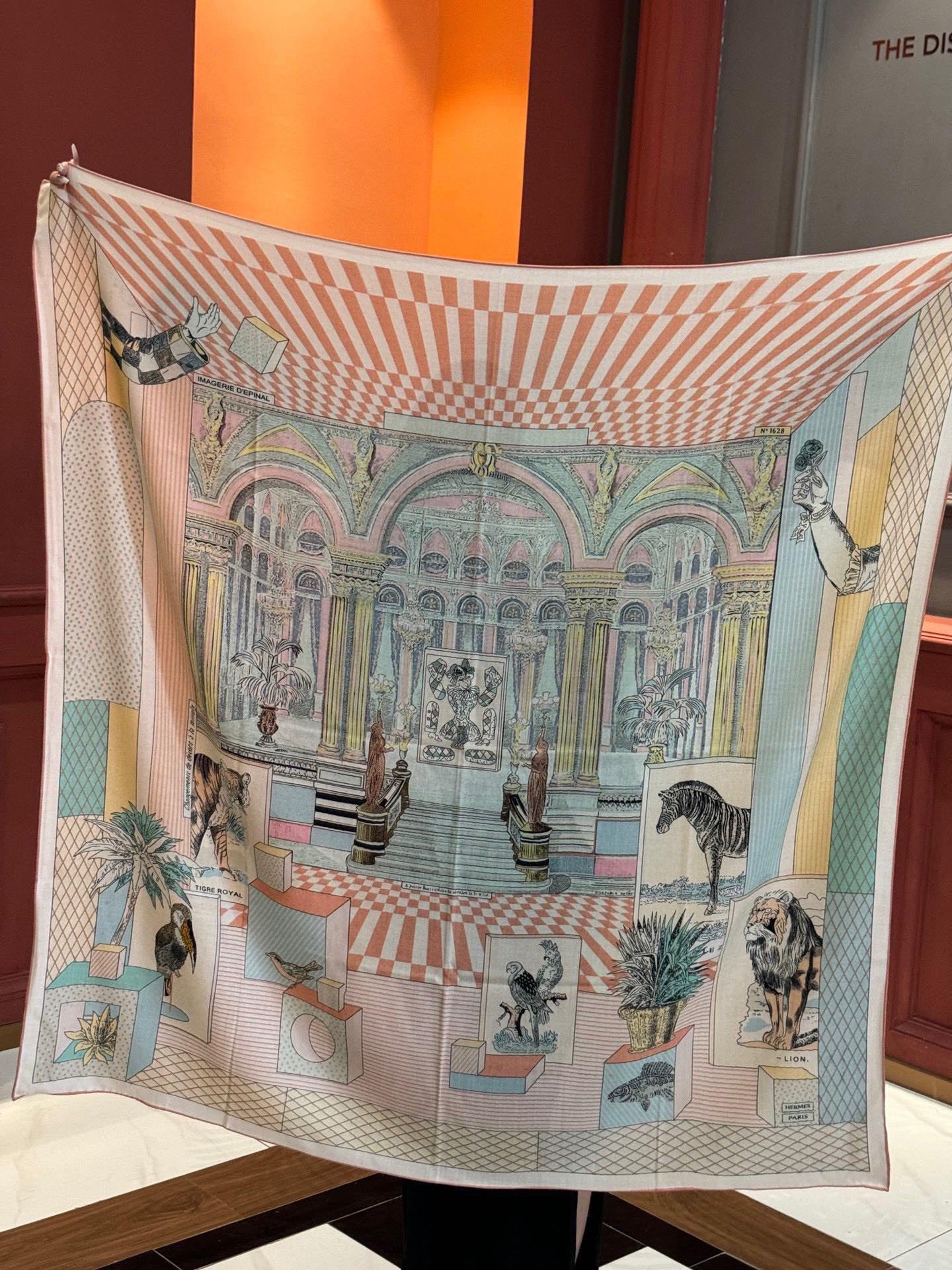 Hermes - Новый шарф Большого театра - 140-140