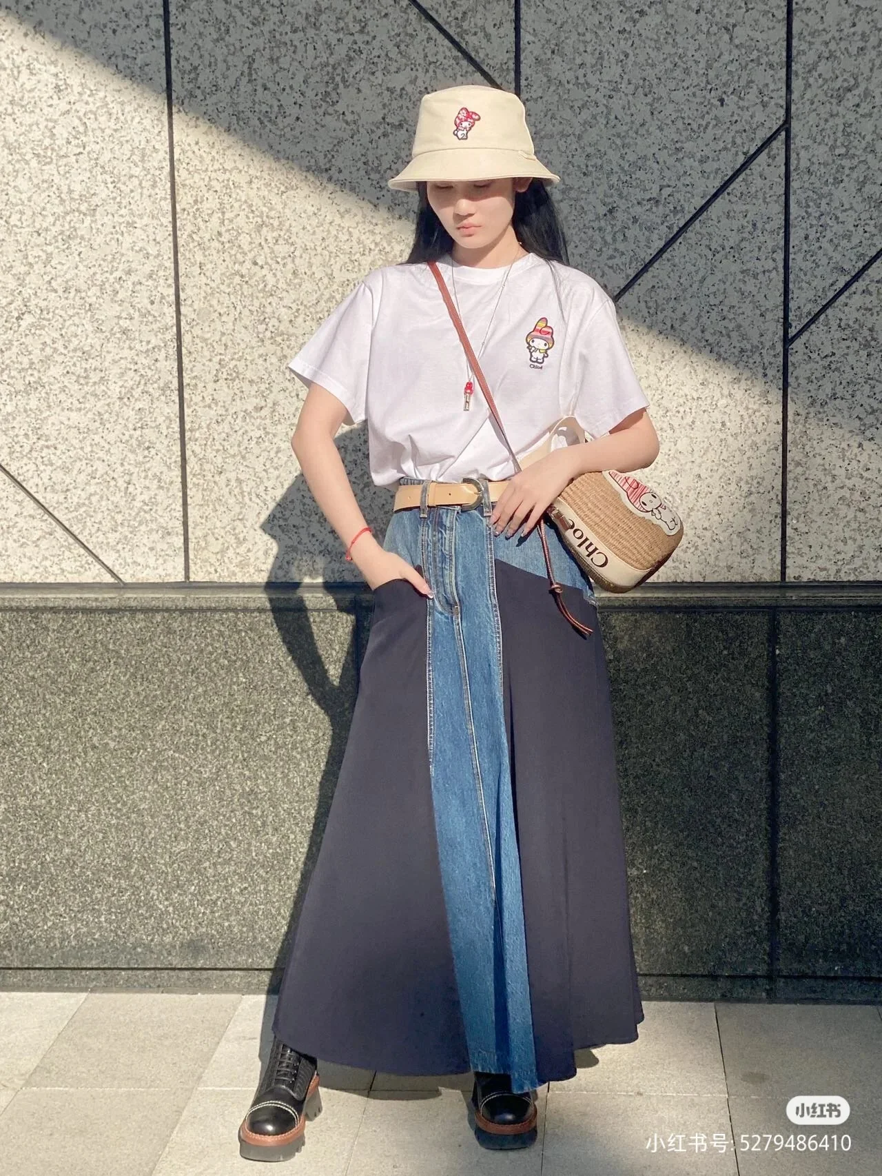 Новинка сезона весна/лето 2023 от Chloe - Маленькая деревянная корзинка - Коллекция My Melody.